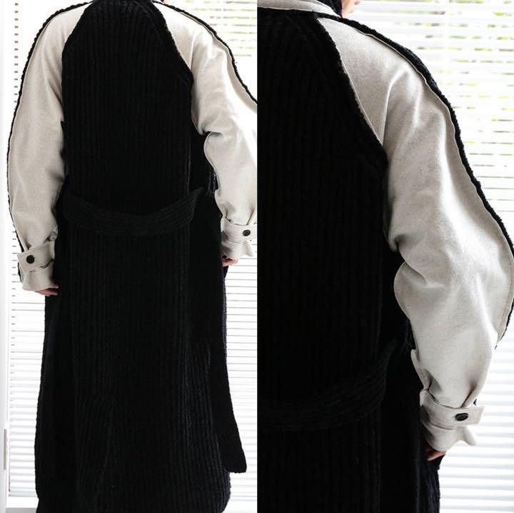 Yohji Yamamoto POUR HOMME 18aw runway mall long coat Size US L / EU 52-54 / 3 - 9 Thumbnail