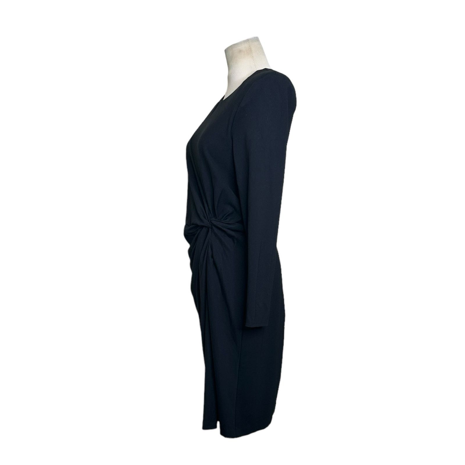 Express Express black front twist sheath mini dress size L Size L / US 10 / IT 46 - 9 Thumbnail