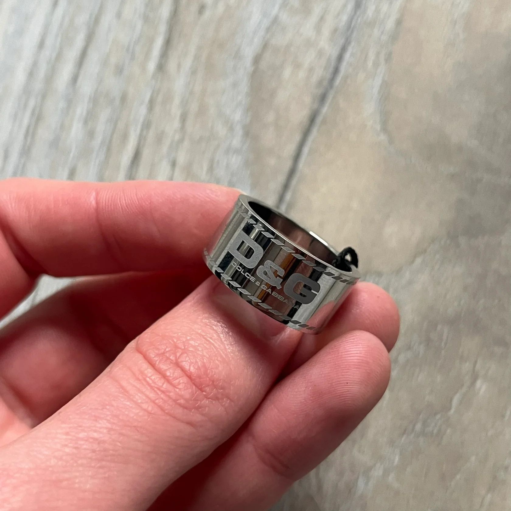 Dolce & Gabbana Dolce & Gabbana DJ0836 Logo Ring Size ONE SIZE - 2 Thumbnail