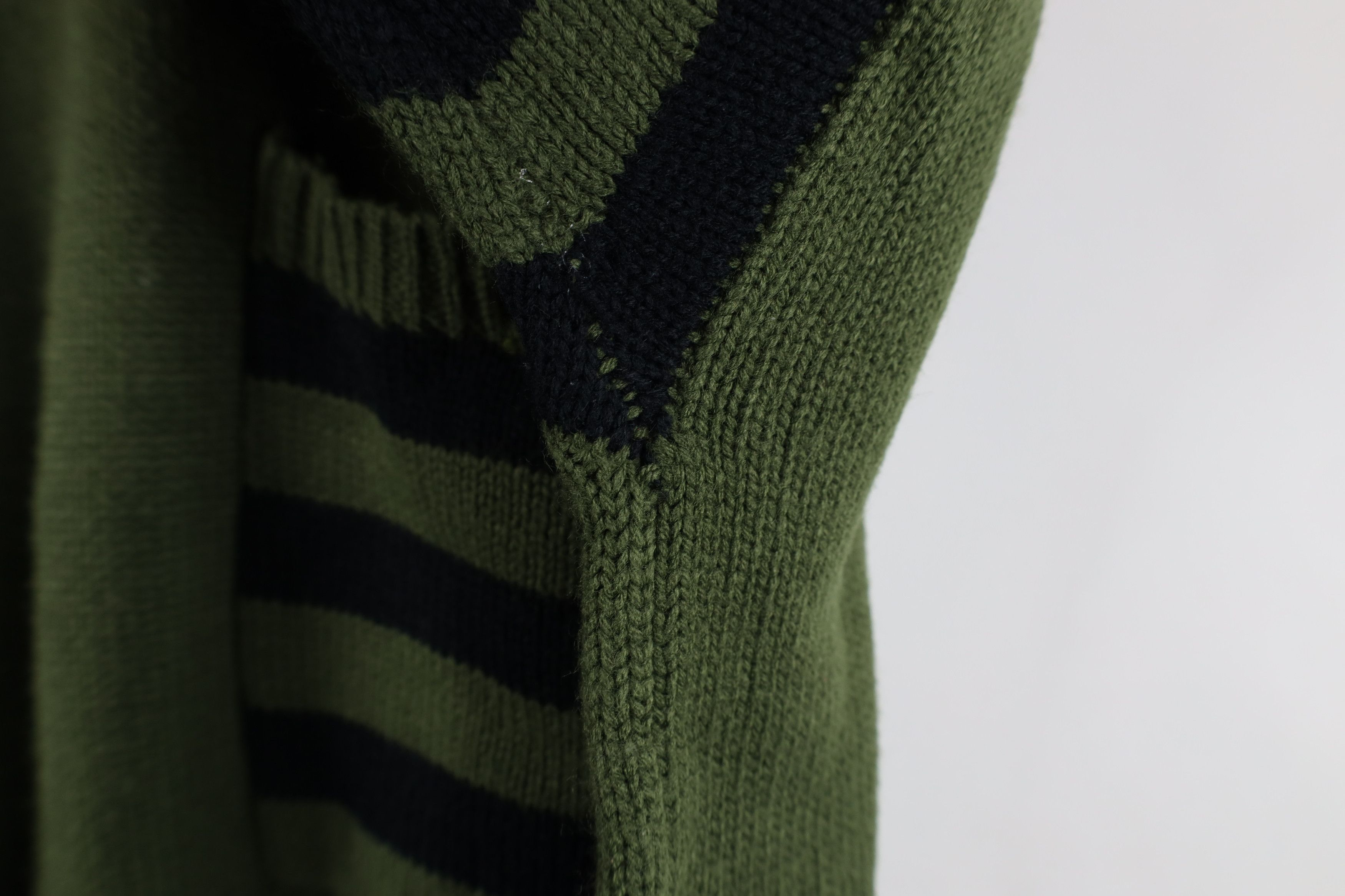 Vintage Vintage 90s Streetwear Zip Mock Neck Knit Pullover Sweater Size 3XL / US 20-22 - 8 Thumbnail