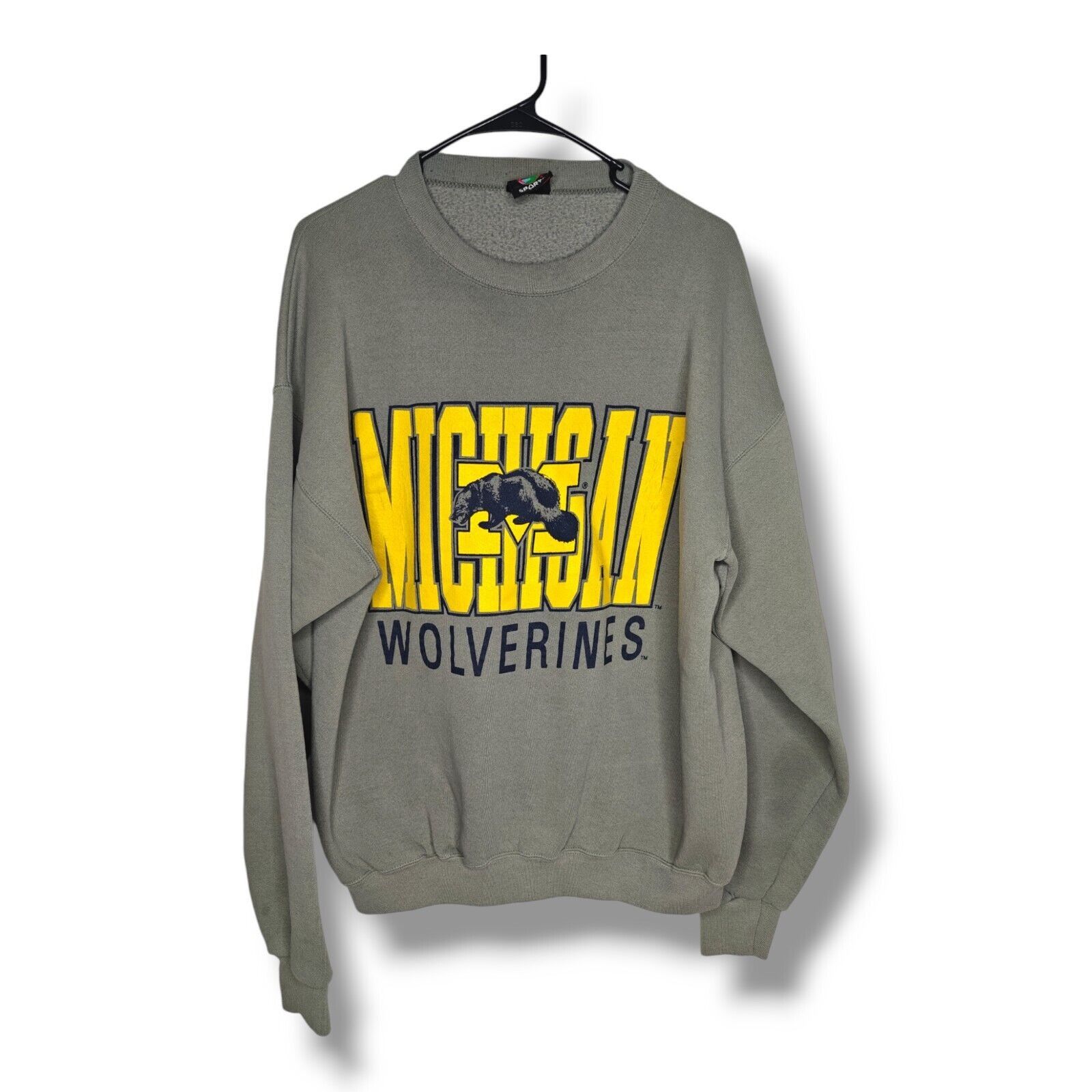 Vintage Michigan Wolverines Vintage Crewneck Graphic Sweatshirt Size Size US L / EU 52-54 / 3 - 1 Thumbnail