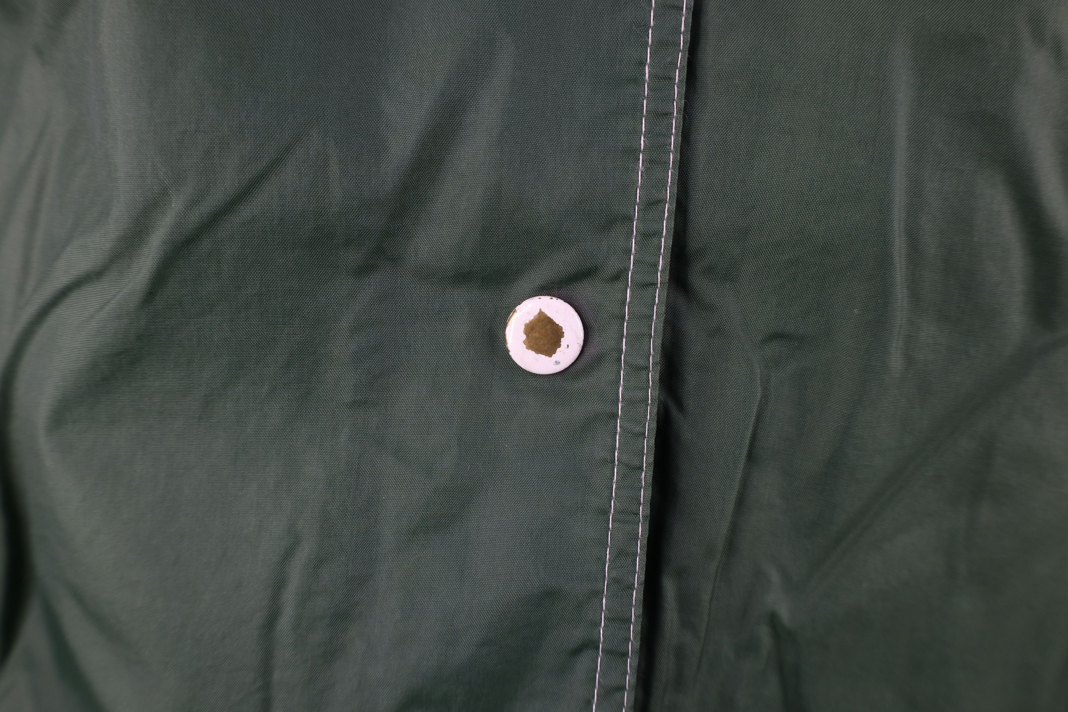 Vintage Vintage 70s Streetwear Coaches Windbreaker Jacket Green Size XL / US 12-14 / IT 48-50 - 6 Thumbnail