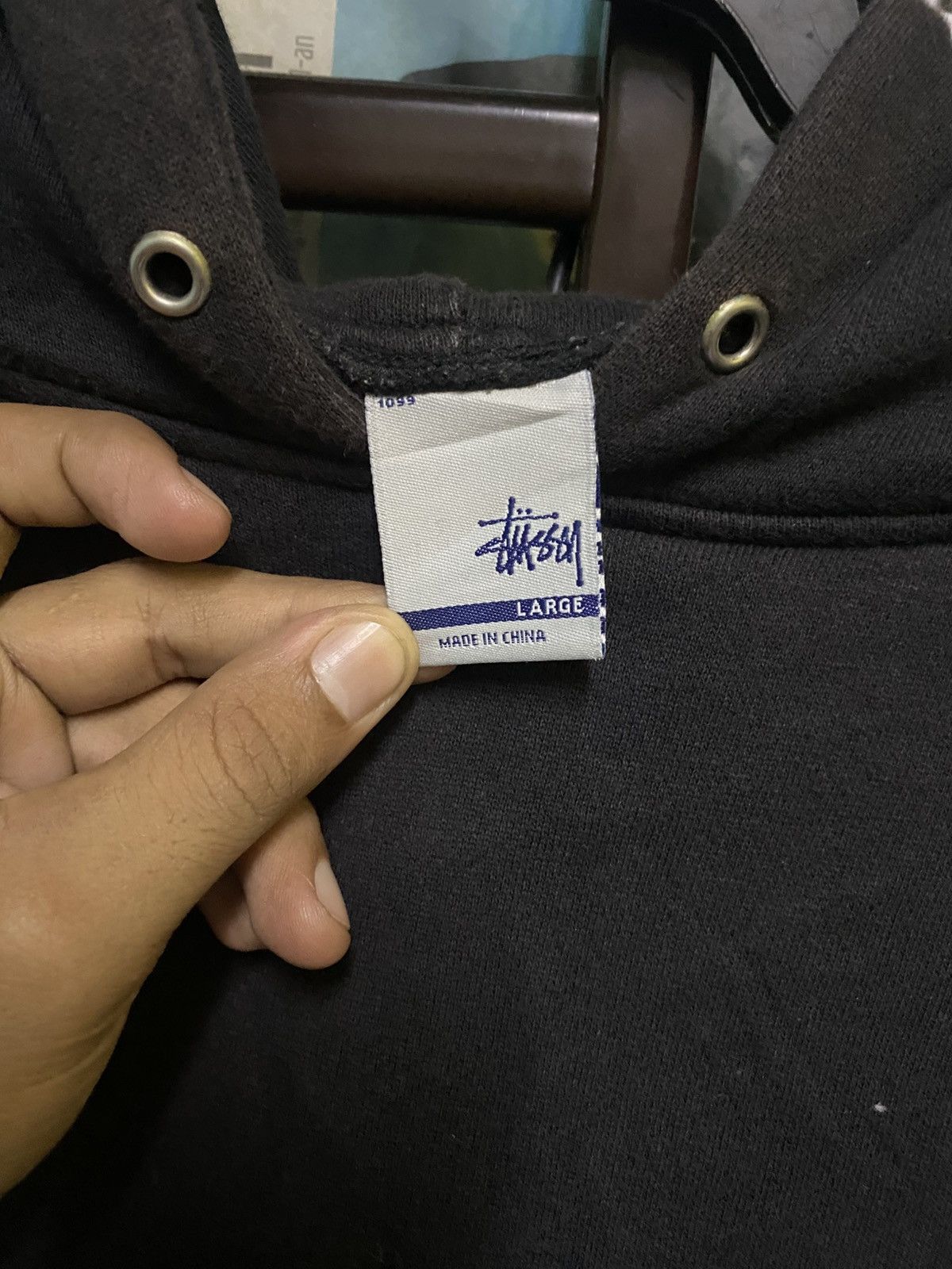 Stussy Vintage 90s Stussy hoodies x new york logo very rare Size US L / EU 52-54 / 3 - 5 Thumbnail