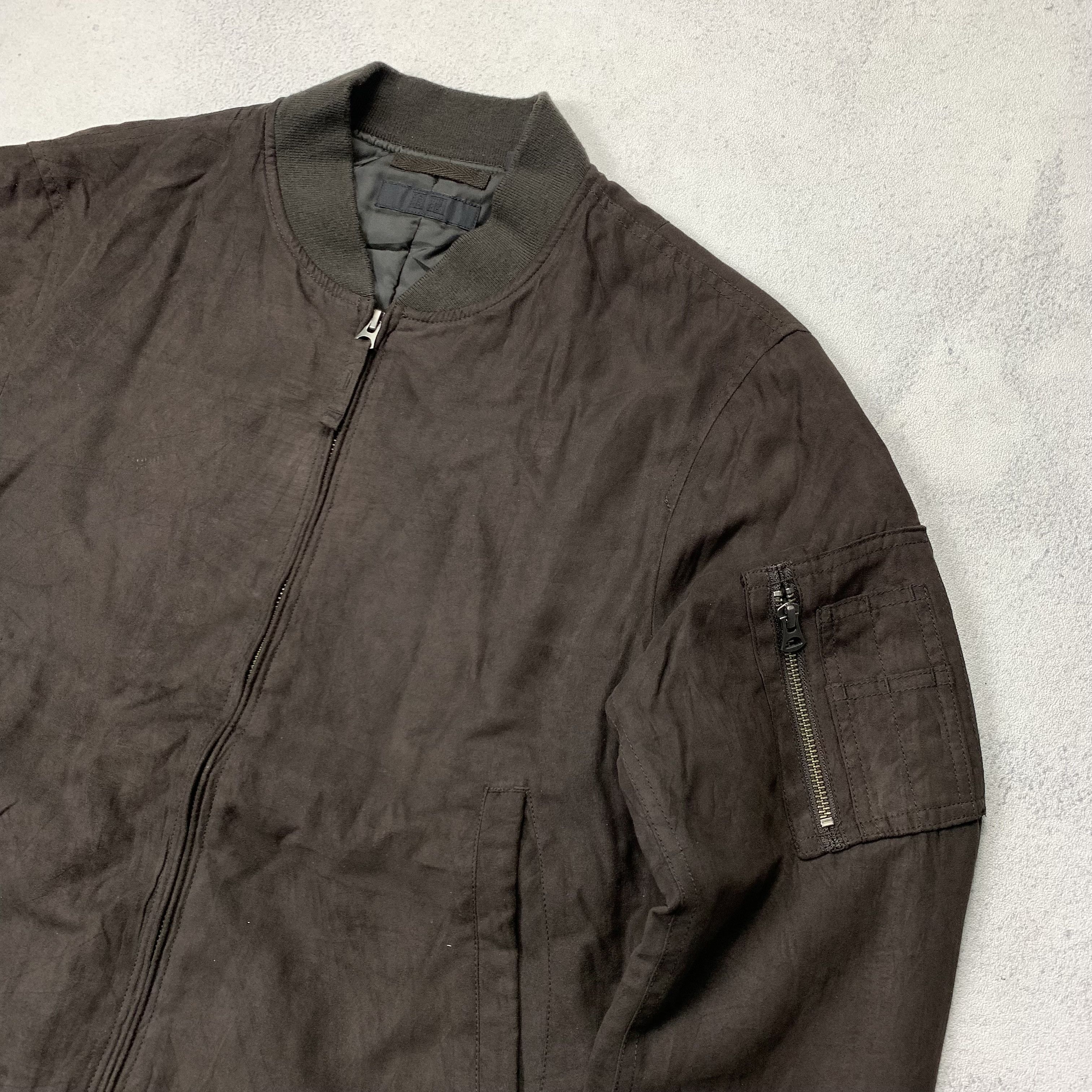 Uniqlo Uniqlo Suede Bomber Jacket Size US S / EU 44-46 / 1 - 2 Thumbnail