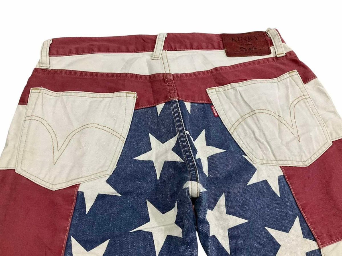 Hysteric Glamour 🔥Y2K Archived Hysteric Glamour Hagi Flared Denim USA Flag Size US 30 / EU 46 - 8 Thumbnail