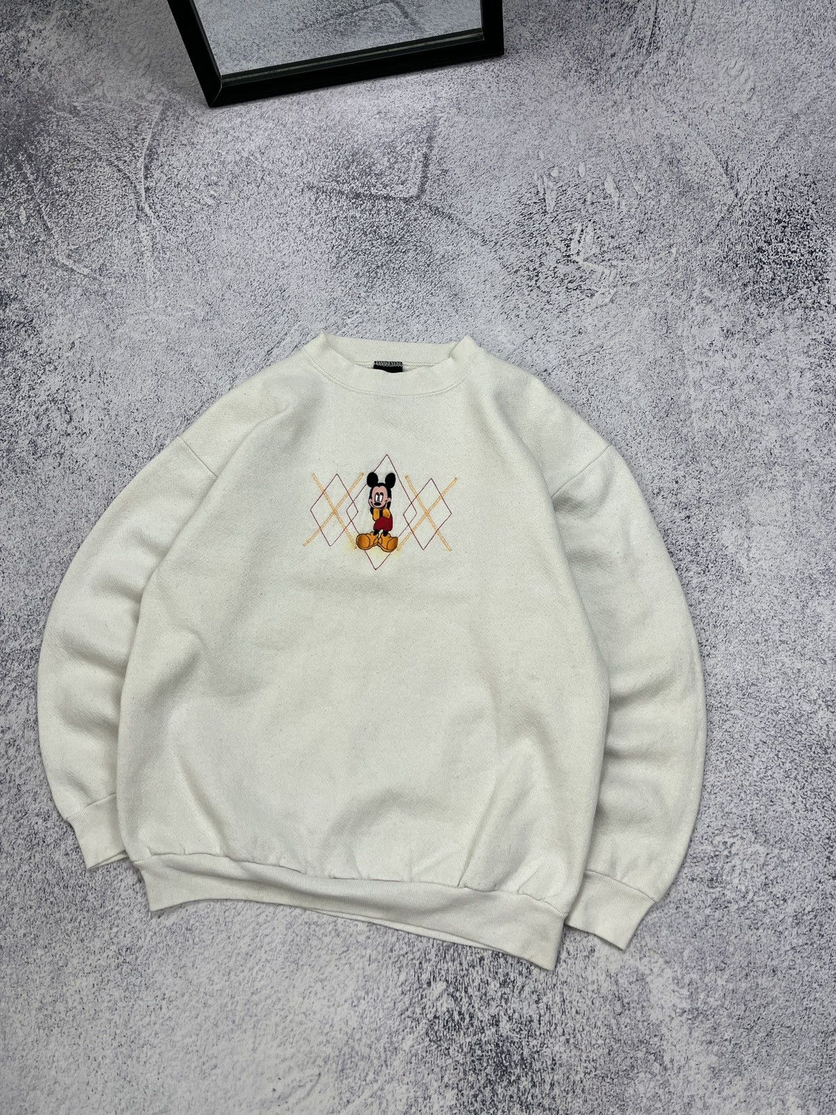 Disney × Mickey Unlimited × Vintage Vintage 90’s Mickey Unlimited Mickey Mouse Sweatshirt Rare Size US S / EU 44-46 / 1 - 3 Thumbnail