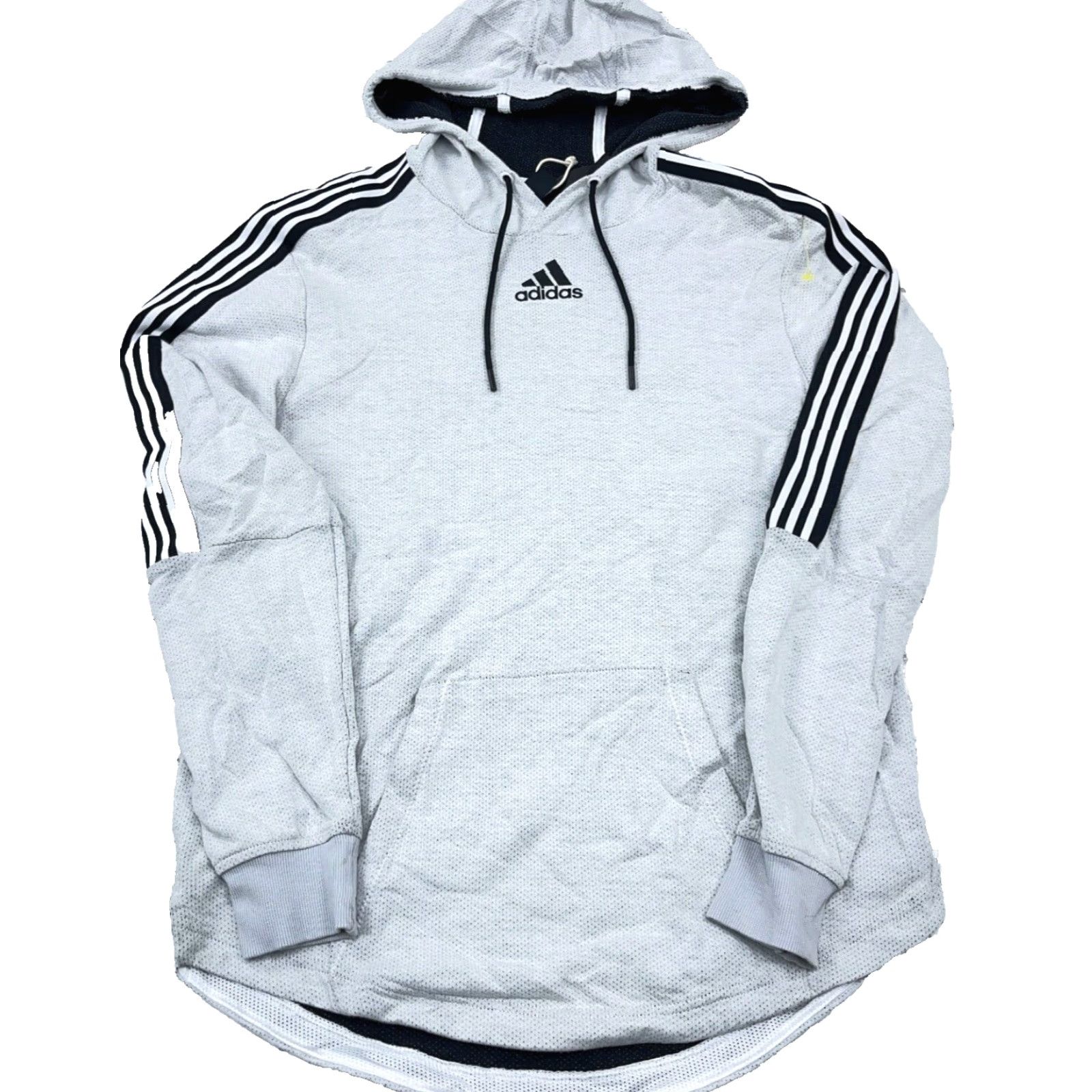 Adidas Adidas Hoodie Women Small Gray Black Sweatshirt Pullover Logo Hooded Activewear Casual Regular Size S - Gray Size S / US 4 / IT 40 - 2 Thumbnail
