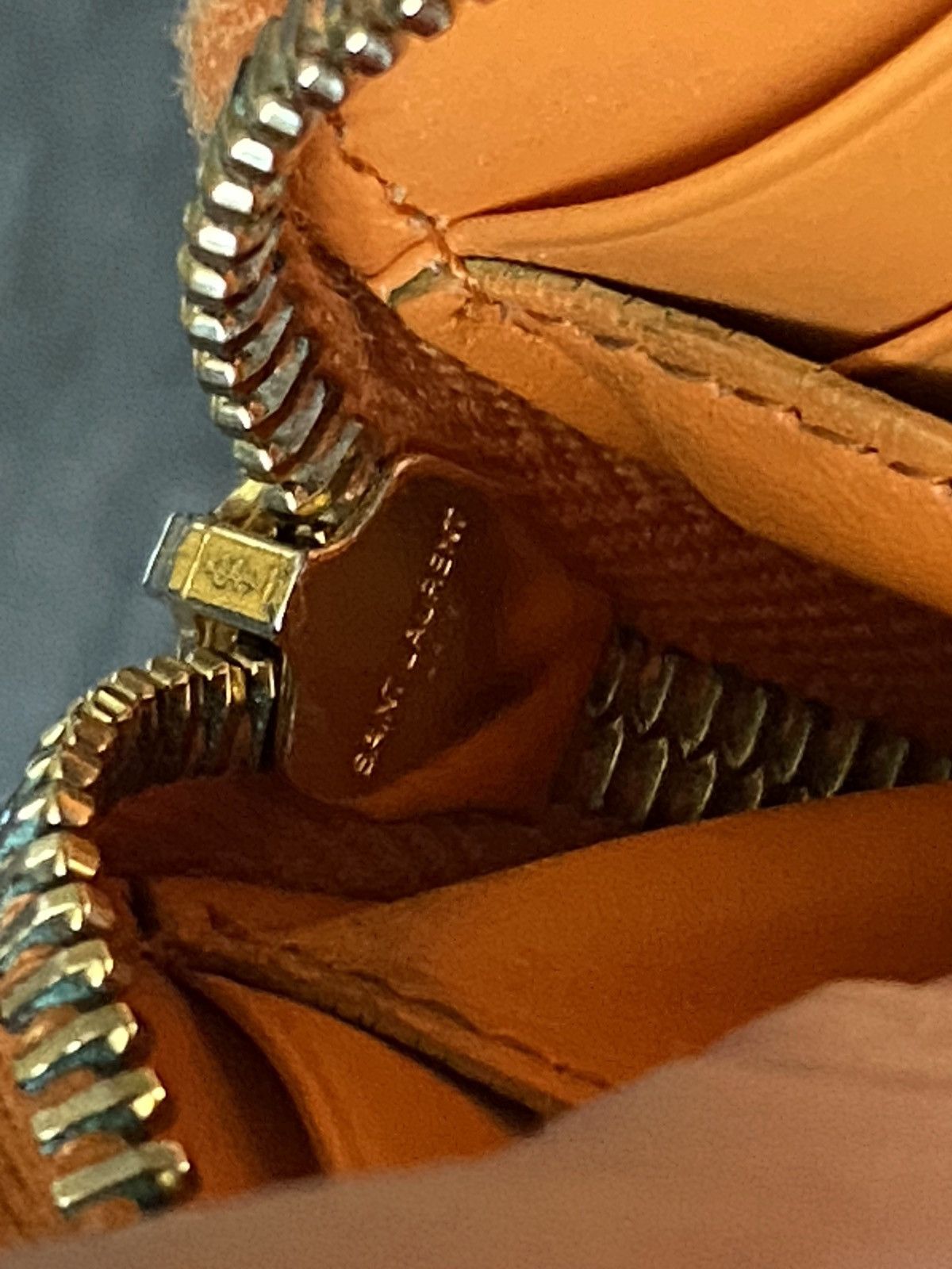 Saint Laurent Paris Saint Laurent Orange Leather Wallet Size ONE SIZE - 7 Thumbnail