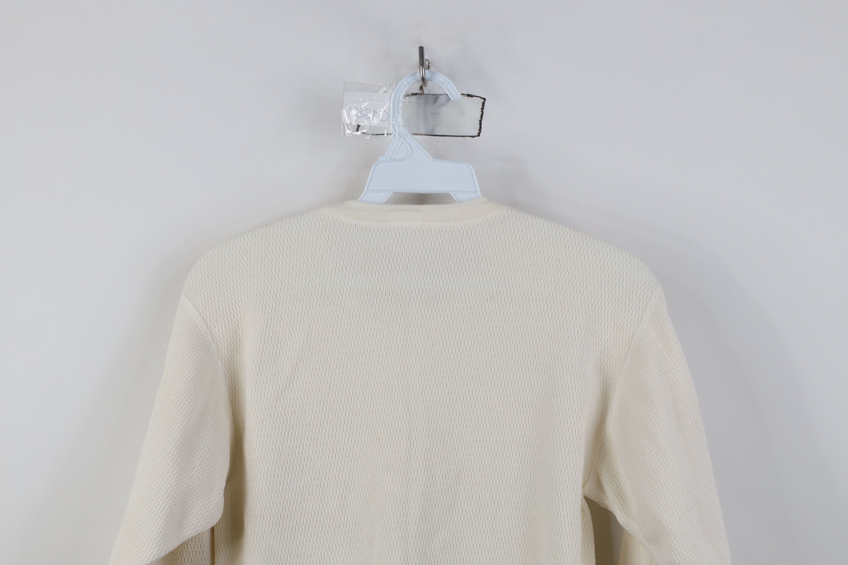 Vintage Vintage 90s Streetwear Waffle Knit Long Sleeve T-Shirt USA Size US S / EU 44-46 / 1 - 12 Thumbnail