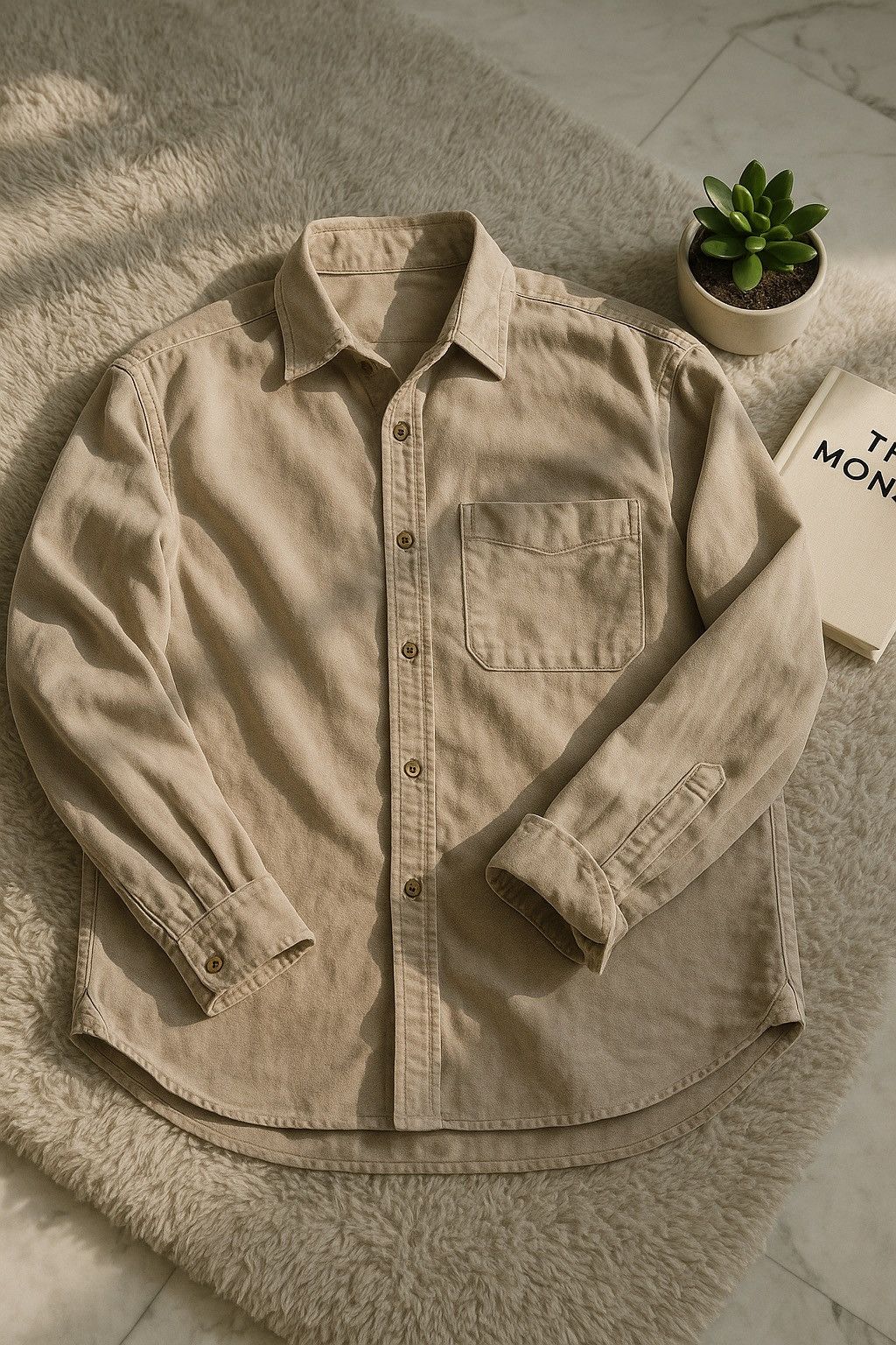 Uniqlo UNIQLO Corduroy Shirt (Size M) Size US M / EU 48-50 / 2 - 1 Thumbnail
