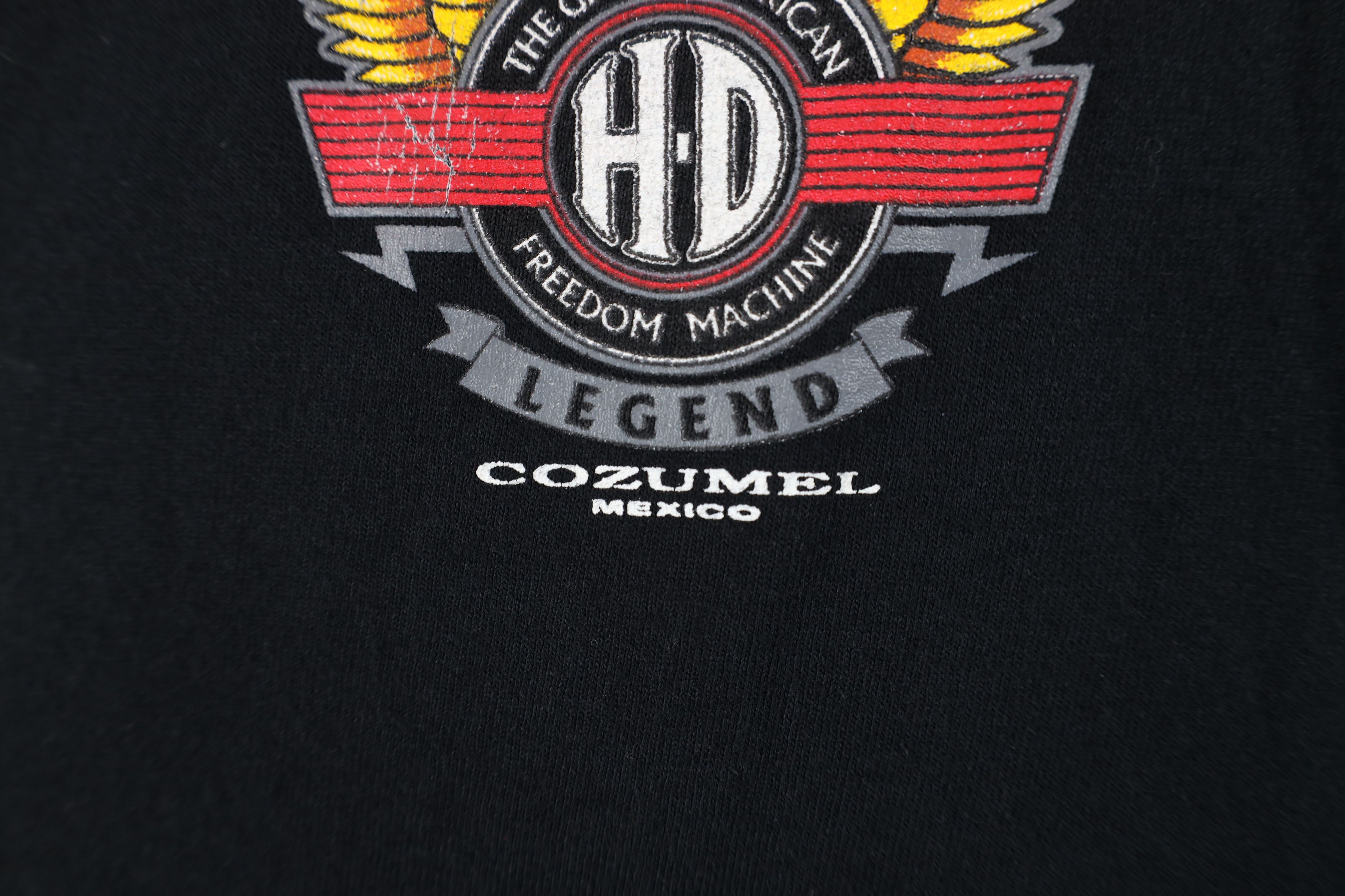 Harley Davidson Vintage Y2K Harley Davidson Eagle Wings Muscle T-Shirt Size US XL / EU 56 / 4 - 5 Thumbnail