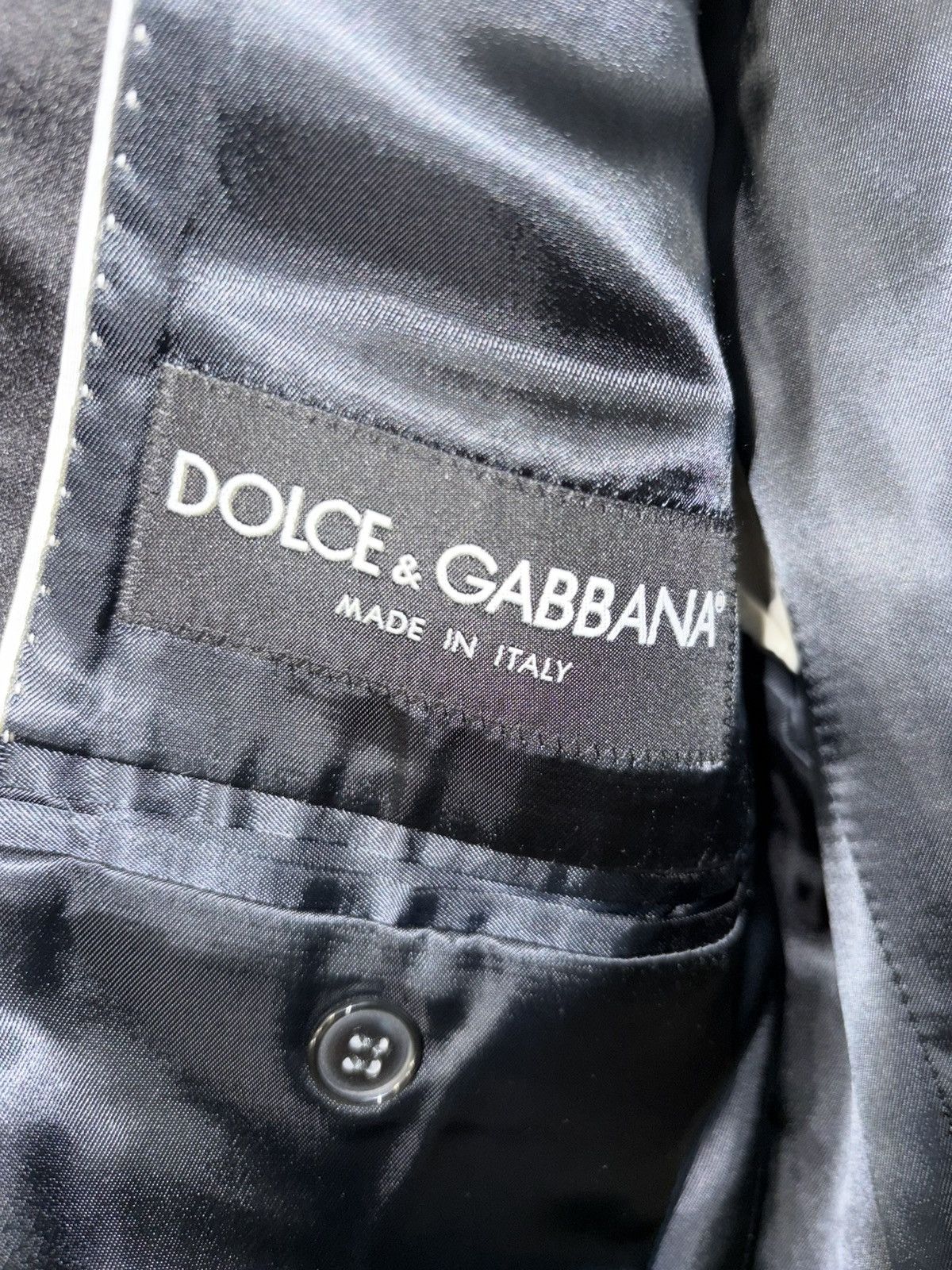 Dolce & Gabbana Dolce&Gabbana Velvet Blazer 52 IT Size 52R - 5 Thumbnail