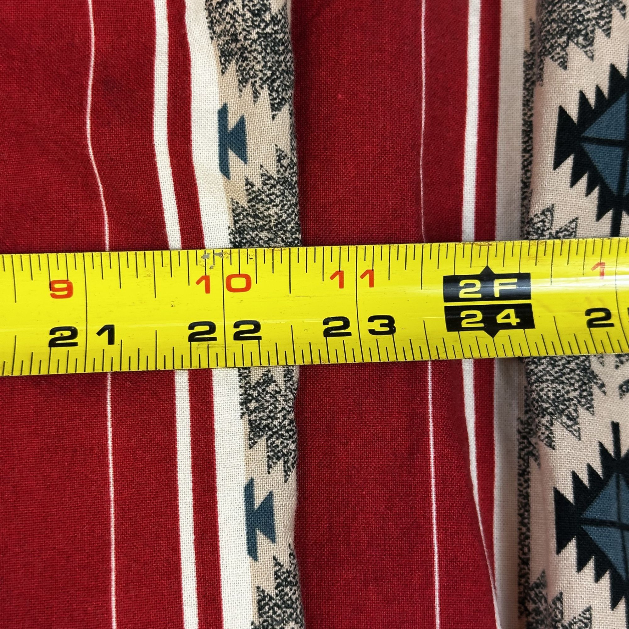 Wrangler Wrangler Western Red Aztec Stripe Long Sleeve Button-Up Shir Size US L / EU 52-54 / 3 - 4 Thumbnail