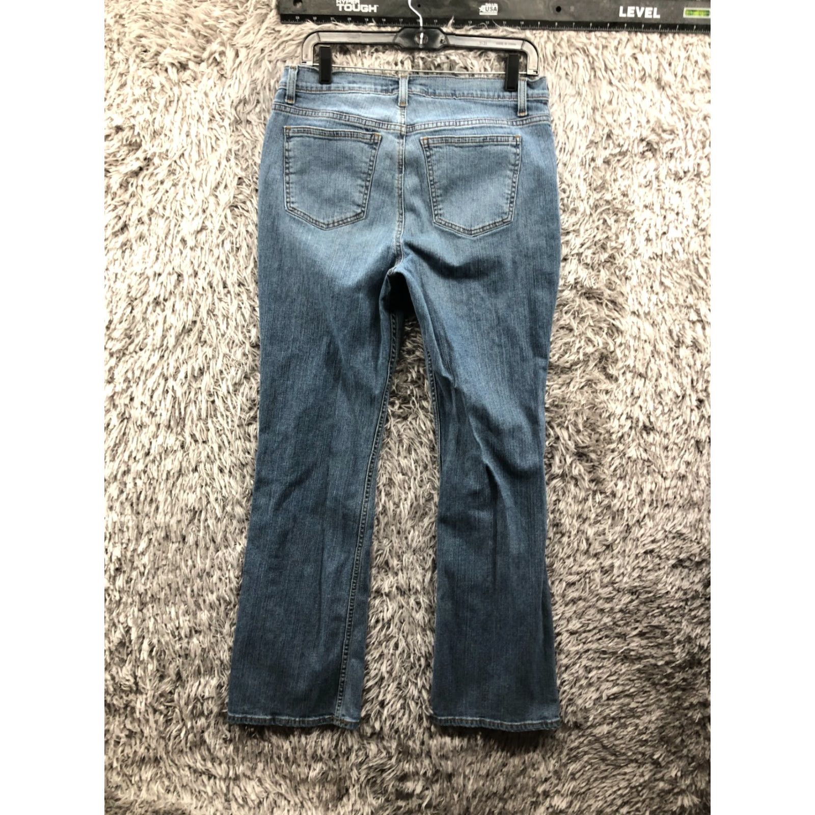 DKNY DKNY Jeans Bootcut Womens Size 10 Mid Rise Medium Wash Blue Denim Regular Inseam 31 in 5-Pocket Size 32" / US 10 / IT 46 - 7 Thumbnail