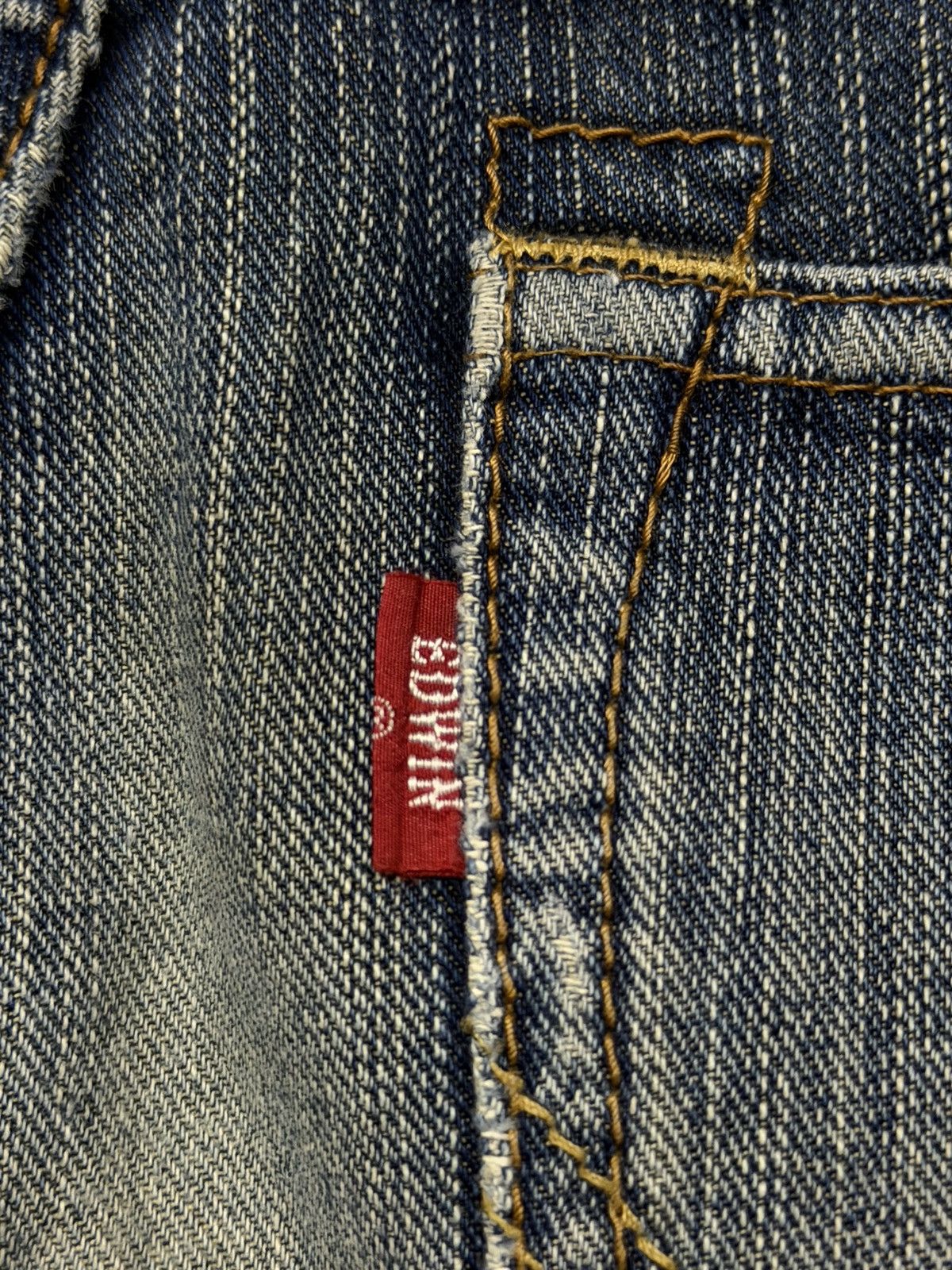 Edwin Vintage Edwin 404 XV Japan Denim Jeans | Loose Straight W35 Size US 35 - 12 Thumbnail