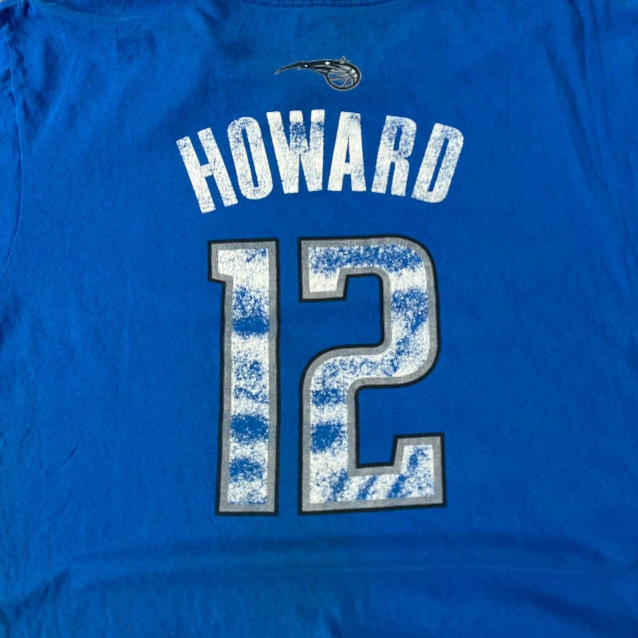 Adidas Vintage Adidas Blue Cotton T-Shirt Howard #12 Ordlando Big Size US L / EU 52-54 / 3 - 3 Thumbnail