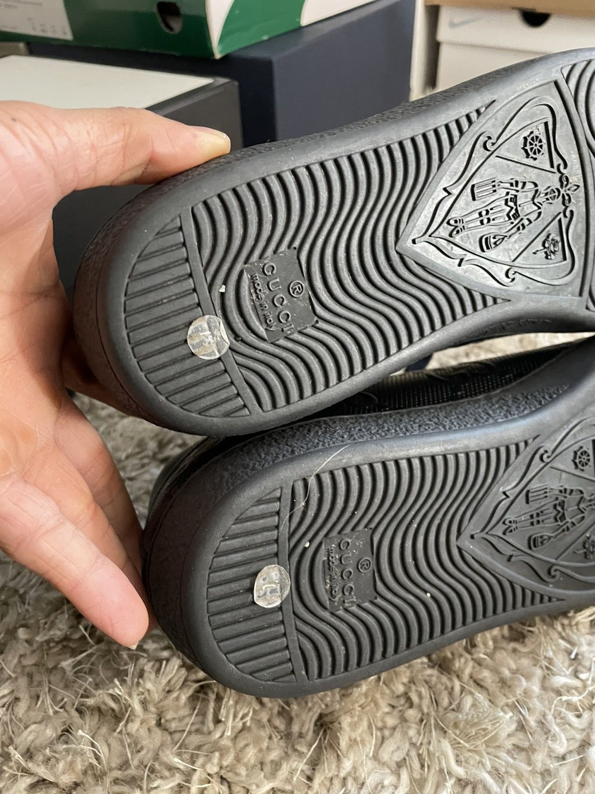 Gucci Gucci Ace Black GG Size US 10 / EU 43 - 8 Thumbnail