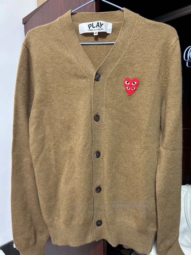 Comme des Garcons Comme Des Garcons Camel Knit Cardigan Size M / US 6-8 / IT 42-44 - 3 Thumbnail