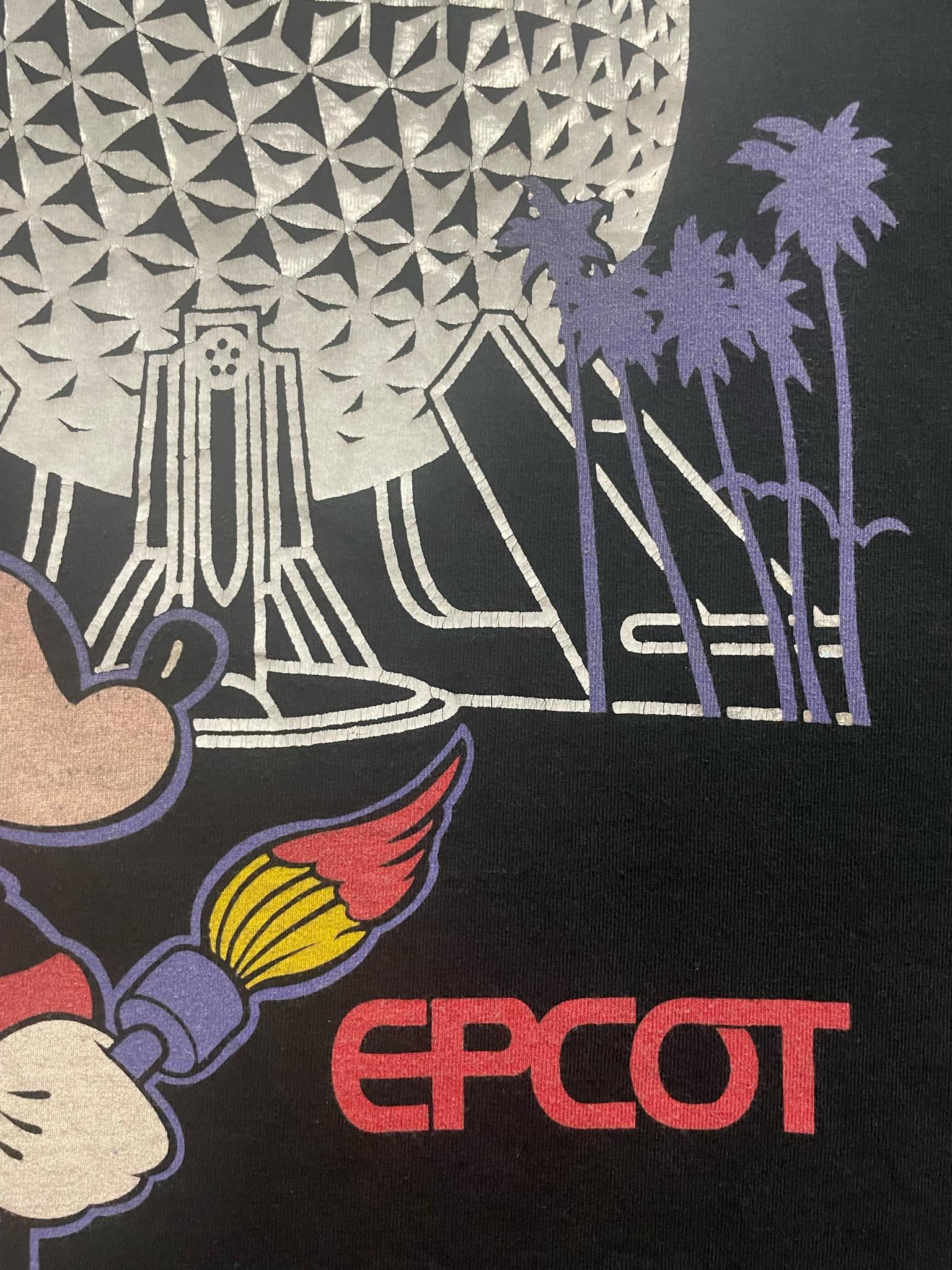 Disney × Mickey Mouse × Vintage Vintage Disney Epcot Mickey Shirt Size US XL / EU 56 / 4 - 5 Thumbnail
