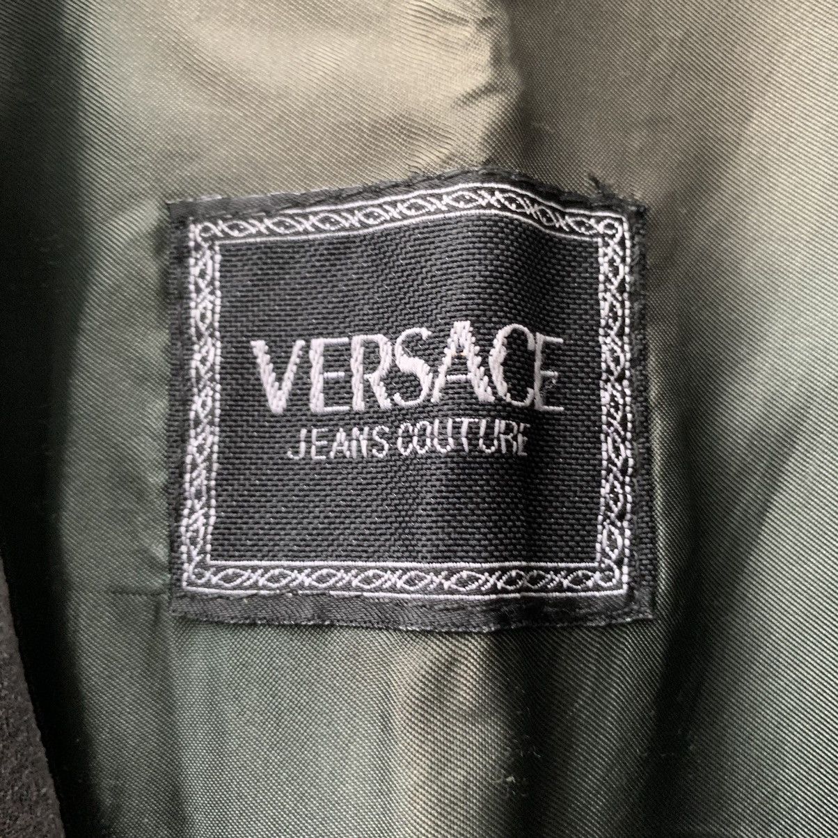 Cowboy Equipment × Versace VINTAGE VERSACE JEANS COUTURE PIGSKIN LEATHER VEST Size US M / EU 48-50 / 2 - 7 Thumbnail