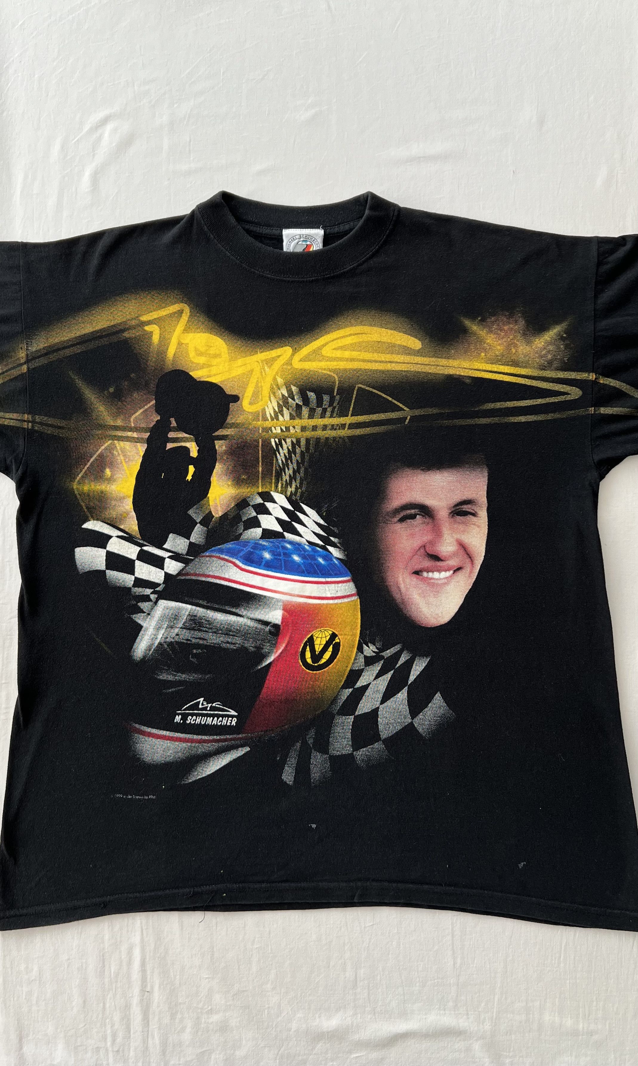 Formula 1 Vintage 1999 Michael Schumacher Ferrari Formula 1 F1 T-shirt Size US L / EU 52-54 / 3 - 3 Thumbnail
