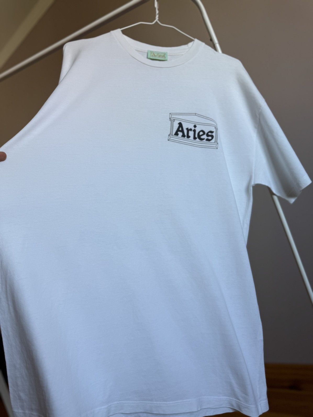 Aries Aries Arise Back Logo Tshirt Size US XL / EU 56 / 4 - 10 Thumbnail