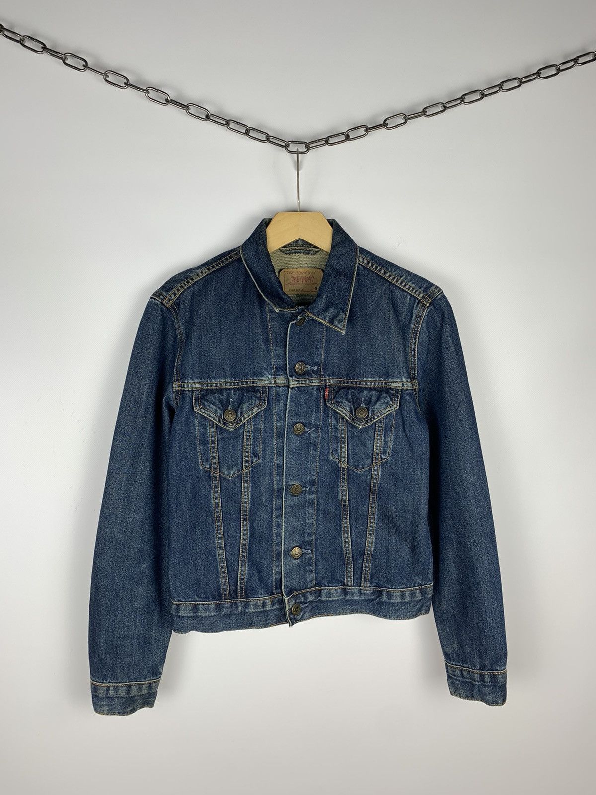 Levi's Vintage Levi’s Denim Jacket Kids Size S Blue Y2K Size US S / EU 44-46 / 1 - 2 Thumbnail
