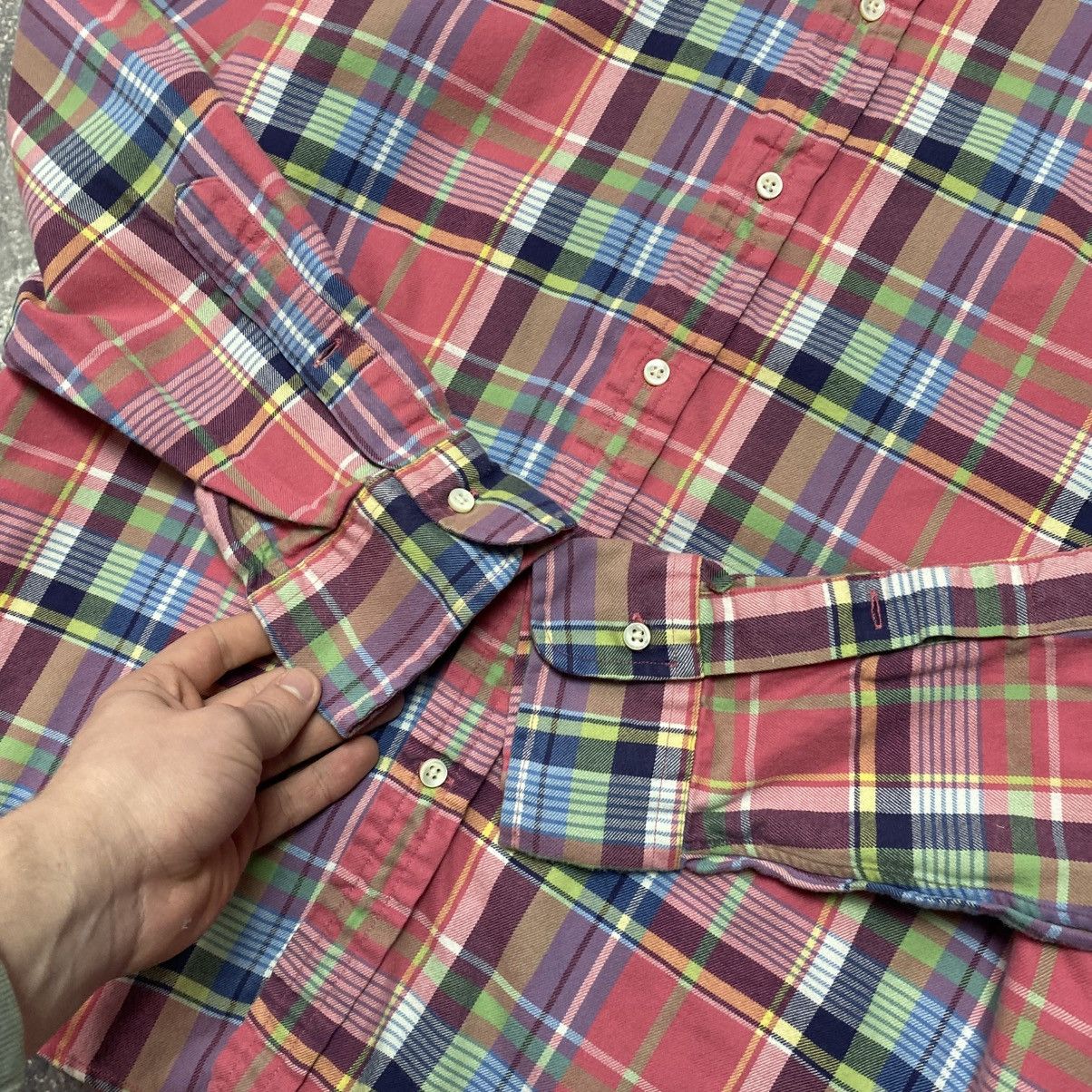 Polo Ralph Lauren Luxury Polo Ralph Lauren Basic button multicolored shirt Size US XL / EU 56 / 4 - 4 Thumbnail