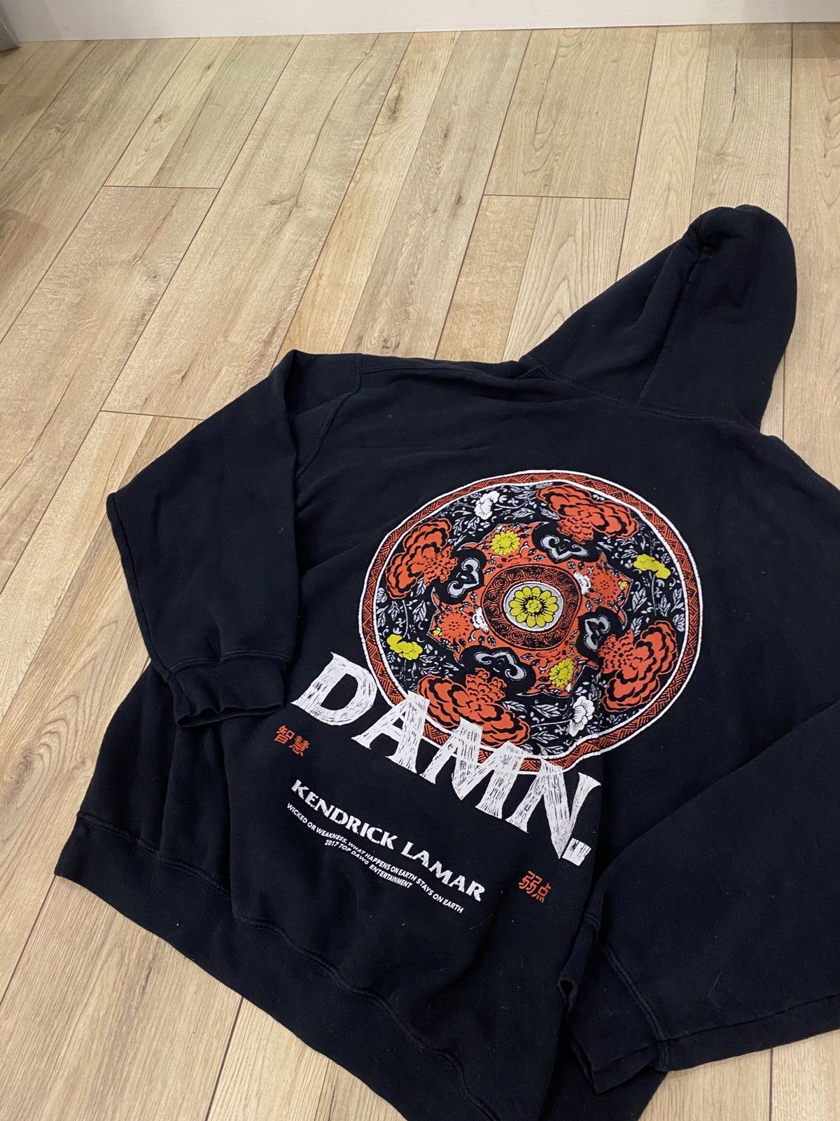 Kendrick Lamar × Vintage Vintage Kendrick Lamar Damn Hoodie TDE 2017 Tour Size US M / EU 48-50 / 2 - 7 Thumbnail