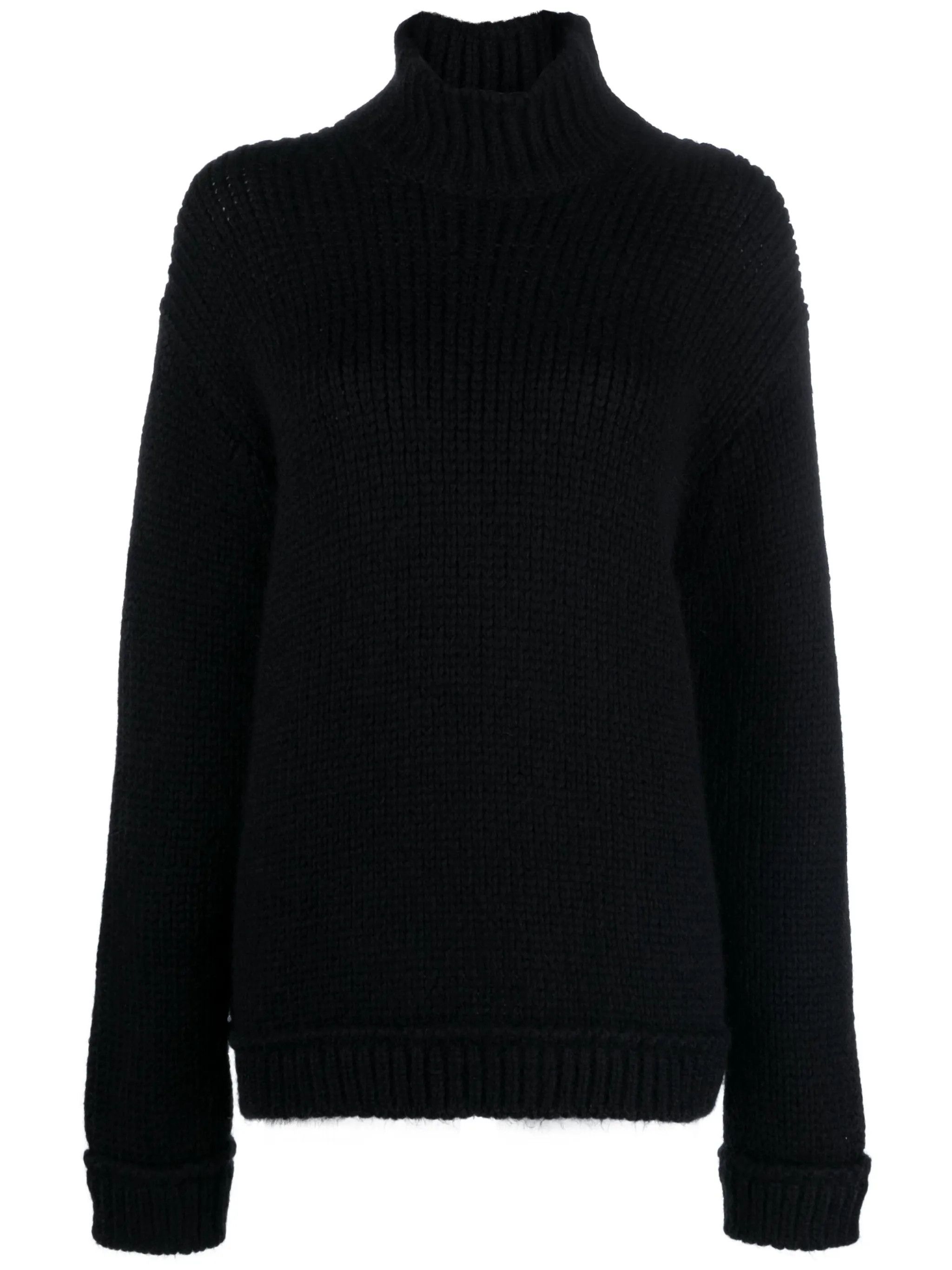 Tom Ford o1w1db10225 MAK1257 Roll-neck Sweater in Black Size XXS / US 00 / IT 34 - 1 Thumbnail