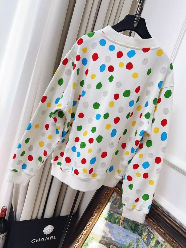 Louis Vuitton LOUIS VUITTON Yayoi Kusama Limited Color Polka-Dot Sweatshi Size M / US 6-8 / IT 42-44 - 2 Thumbnail