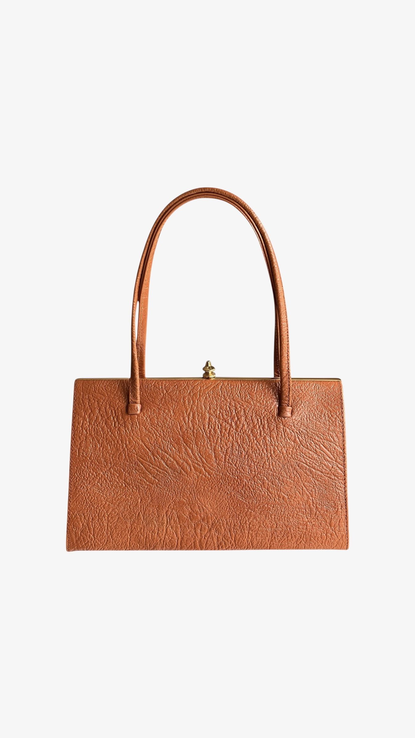 Other Vintage 1950s Freedex Small Orange Leather Frame Bag Size ONE SIZE - 3 Thumbnail