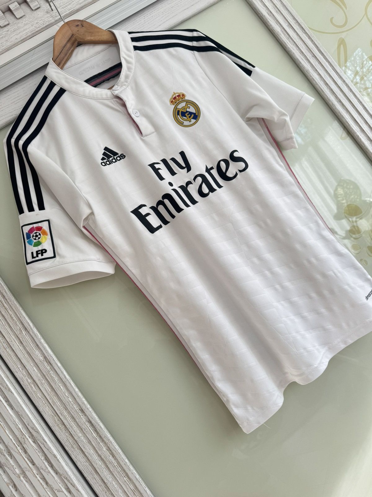 Adidas Real Madrid 2014-2015 Home Soccer Jersey Football Kit Size US S / EU 44-46 / 1 - 5 Thumbnail