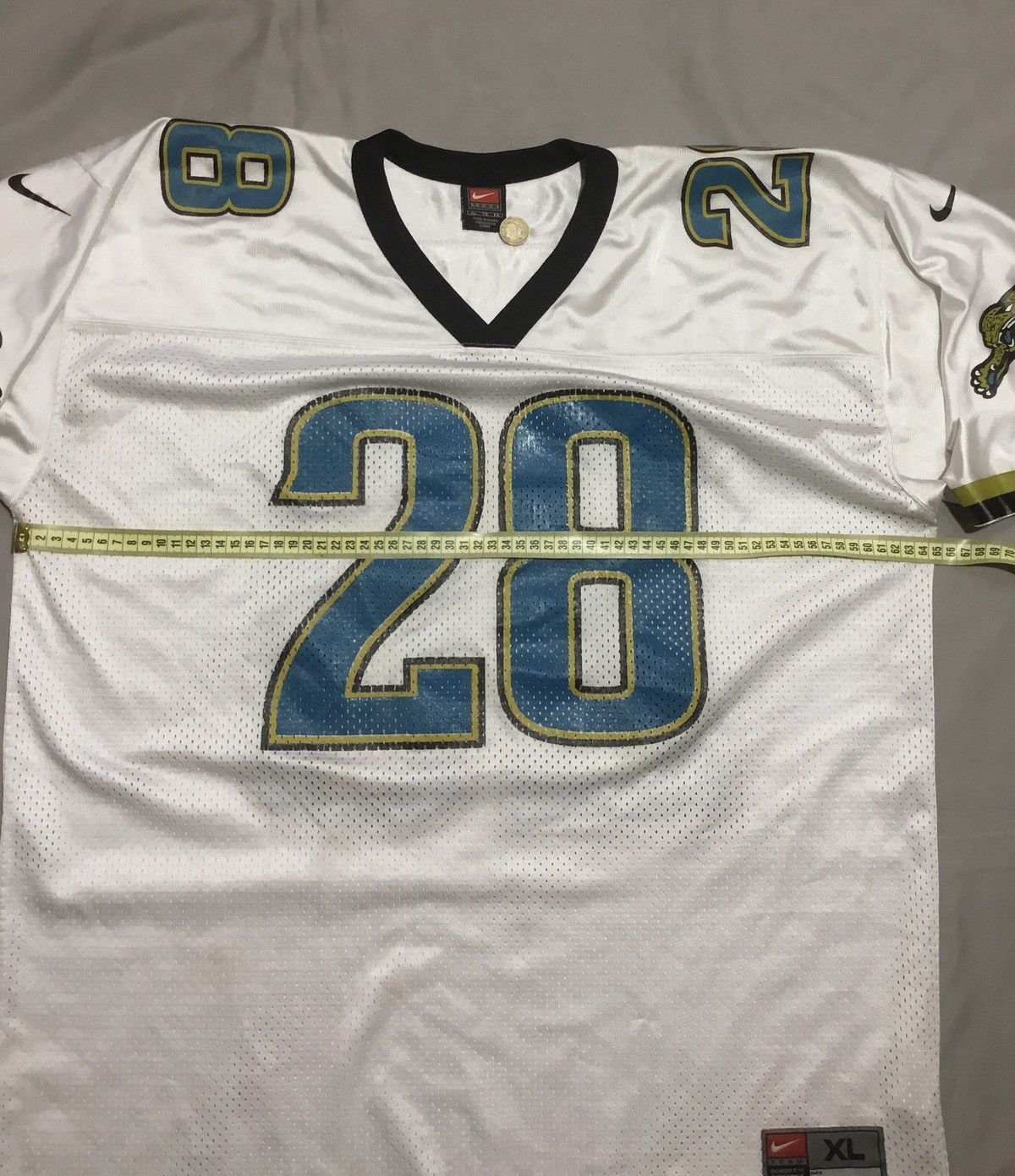 Nike Fred Taylor Jacksonville Jaguars authentic Nike #28 Size US XL / EU 56 / 4 - 6 Thumbnail