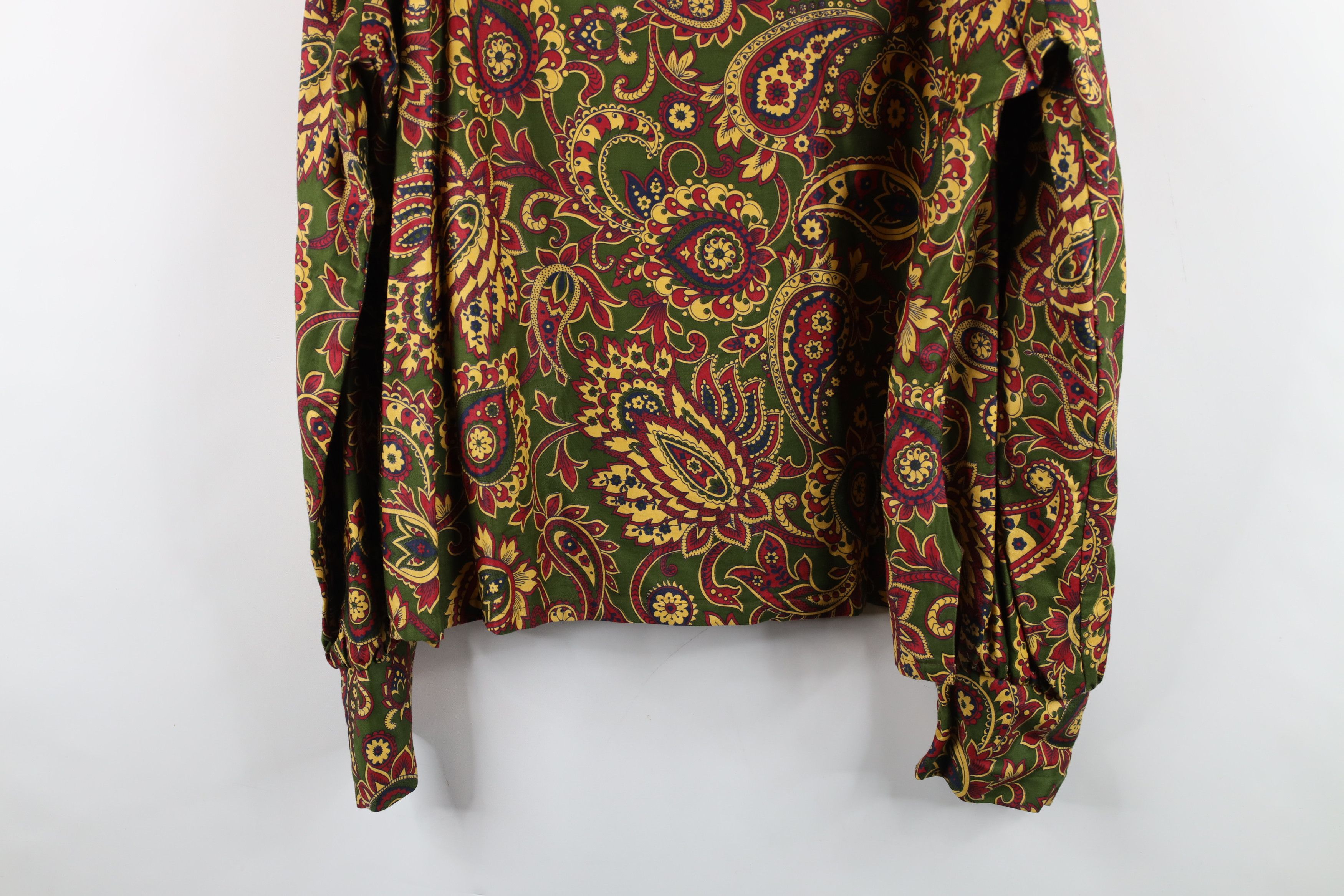 Vintage Vintage 40s Streetwear Paisley Dagger Collar Polo Shirt USA Size US XL / EU 56 / 4 - 11 Thumbnail