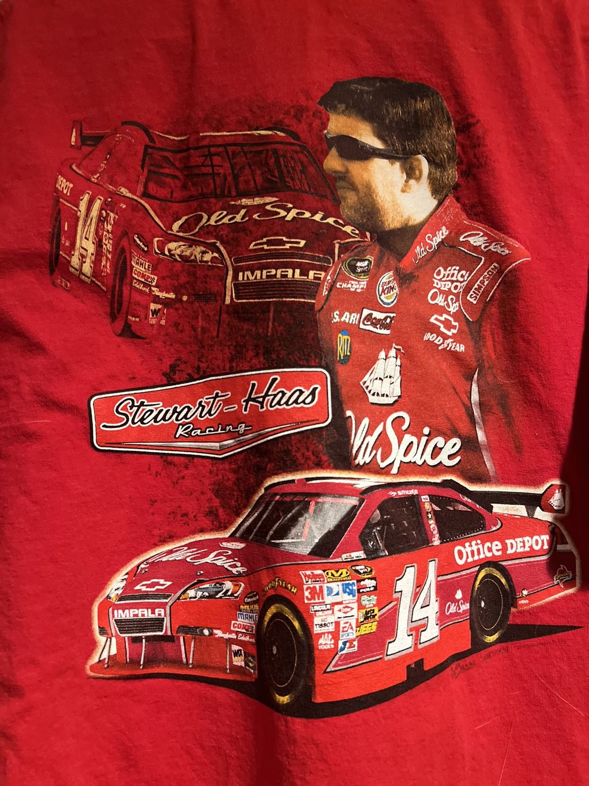 Chase Authentics Chase Stewart Haas Nascar T-Shirt Size US XL / EU 56 / 4 - 7 Thumbnail