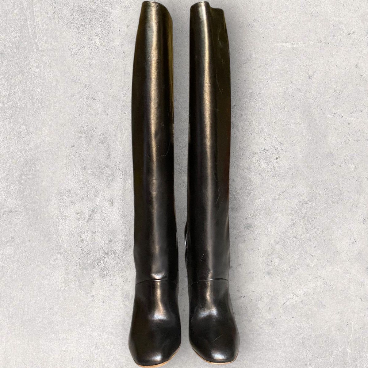 Dries Van Noten Knees High Boots With Snakeskin Heels Size US 6.5 / IT 36.5 - 4 Thumbnail