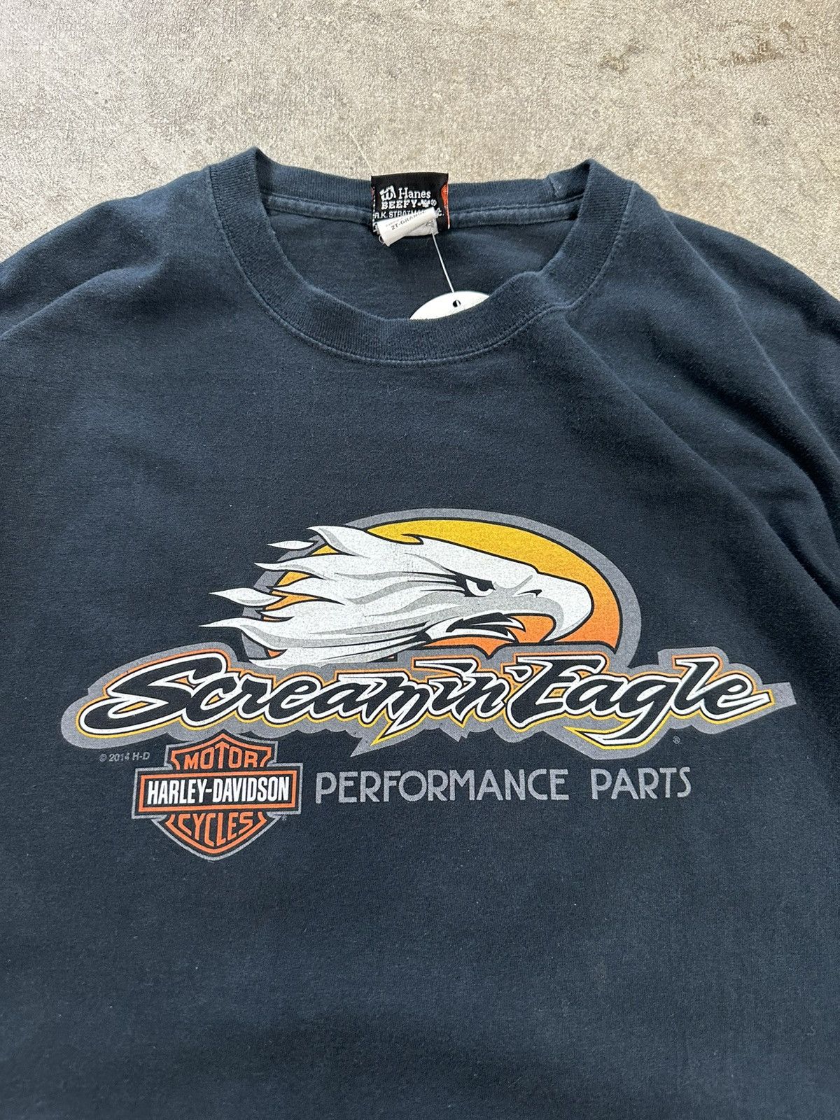 Harley Davidson Crazy Y2K Harley Davidson Screamin Eagle Biker T-Shirt Size US XXL / EU 58 / 5 - 5 Thumbnail