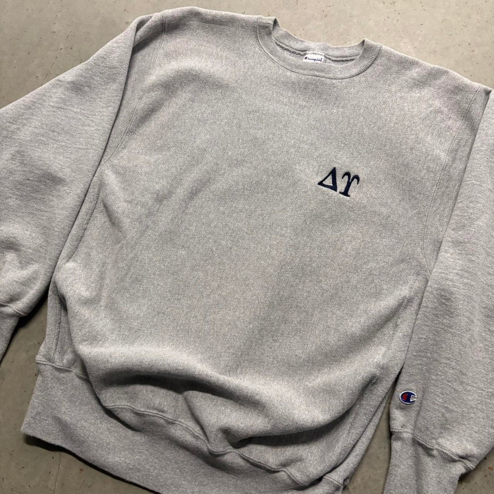 Champion × Vintage Crazy Vintage 90s Champion Reverse Weave Fraternity Crewneck Size US XL / EU 56 / 4 - 3 Thumbnail