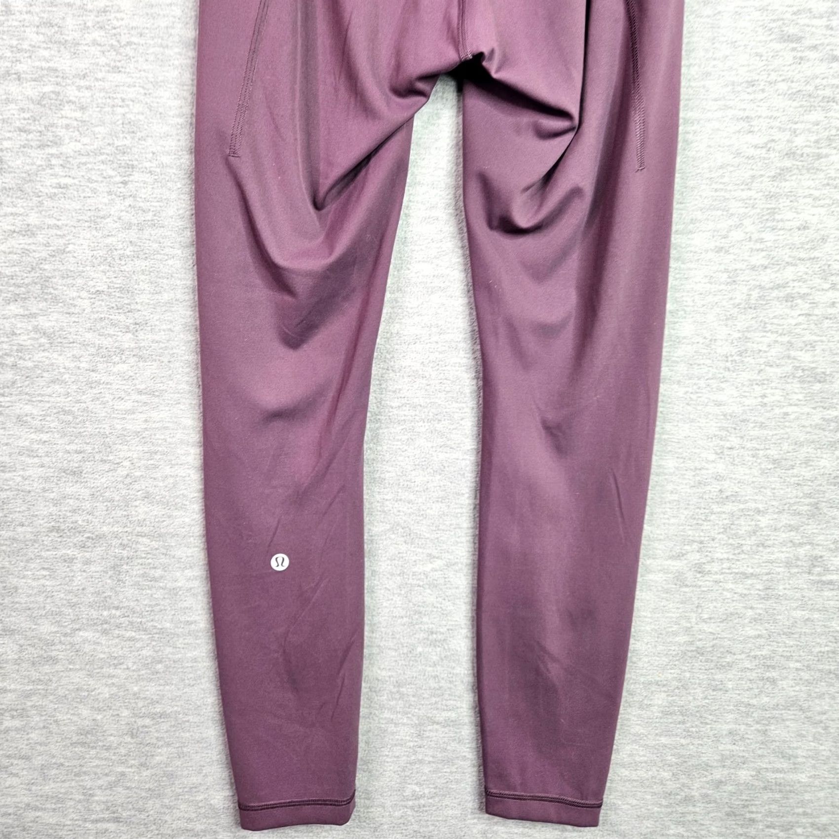 Lululemon Lululemon Wunder Train High Rise Tight with Pockets Java Size 6 Purple Leggings Size 28" / US 6 / IT 42 - 4 Thumbnail