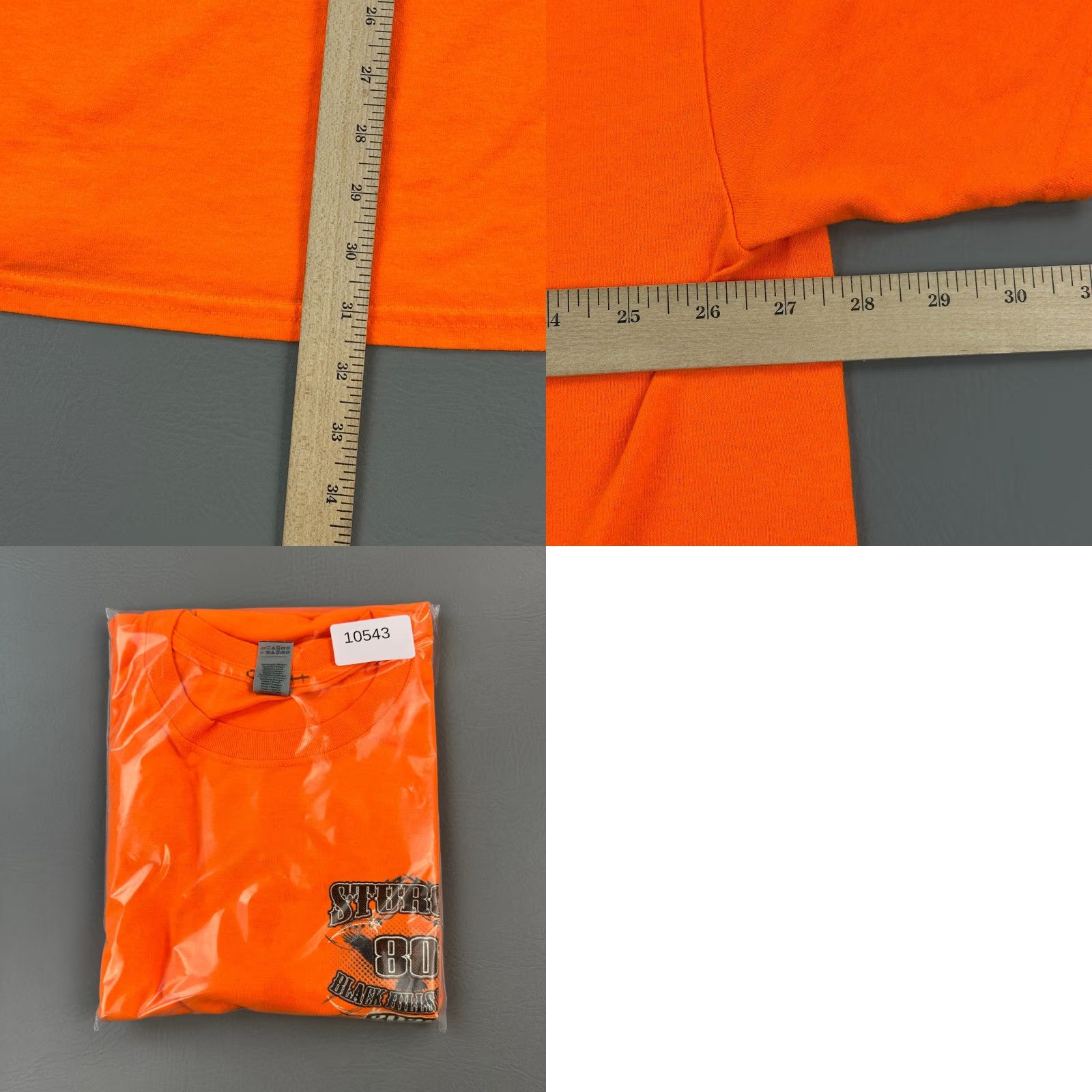 Gildan VINTAGE Sturgis Black Hills Rally Shirt Mens 3XL Orange Short Sleeve Motorcycle Biker Size US XXL / EU 58 / 5 - 9 Thumbnail