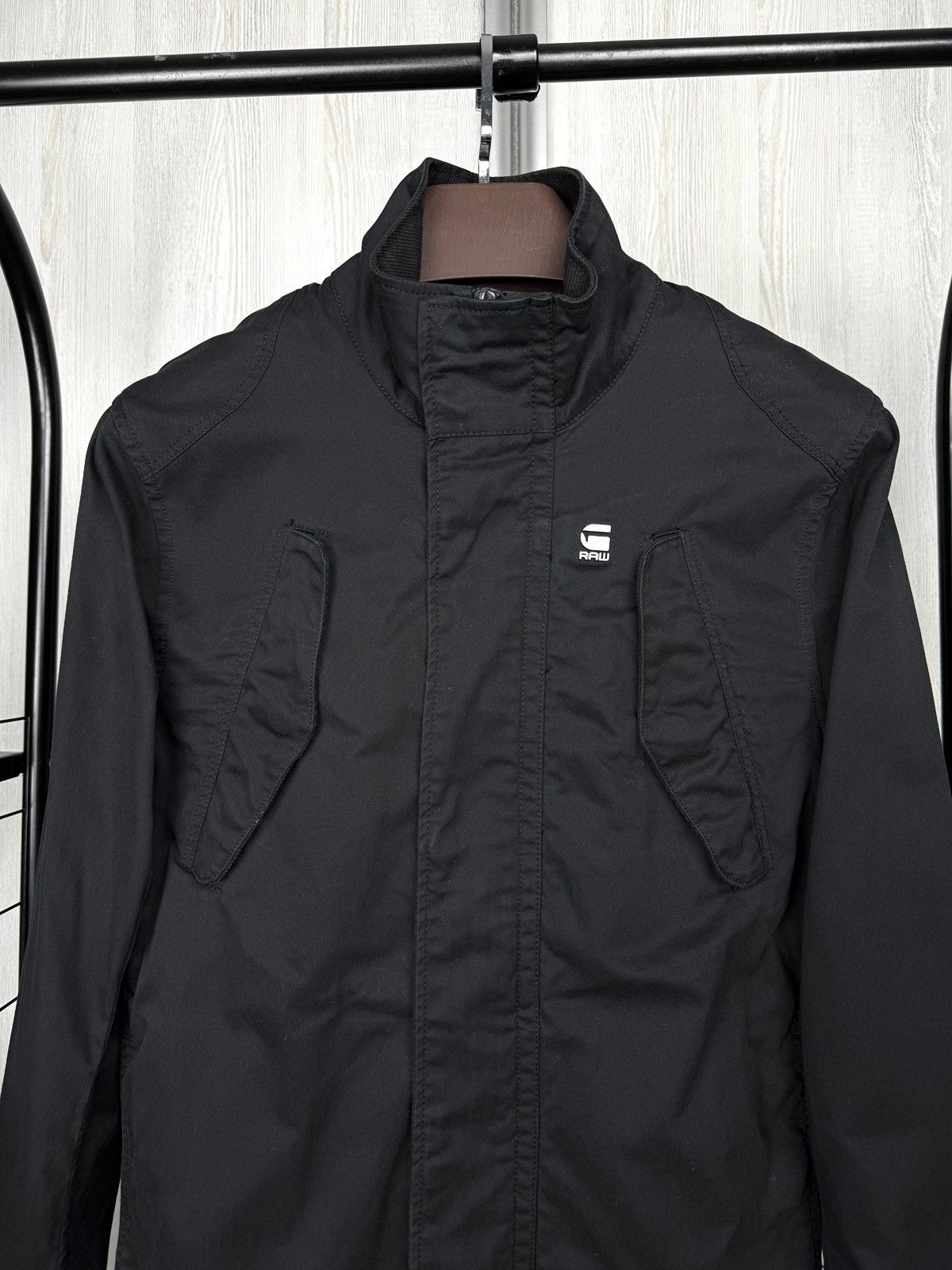 G-Star G-Star Peltz Overshirt Long Sleeve black cotton jacket M Size US M / EU 48-50 / 2 - 3 Thumbnail