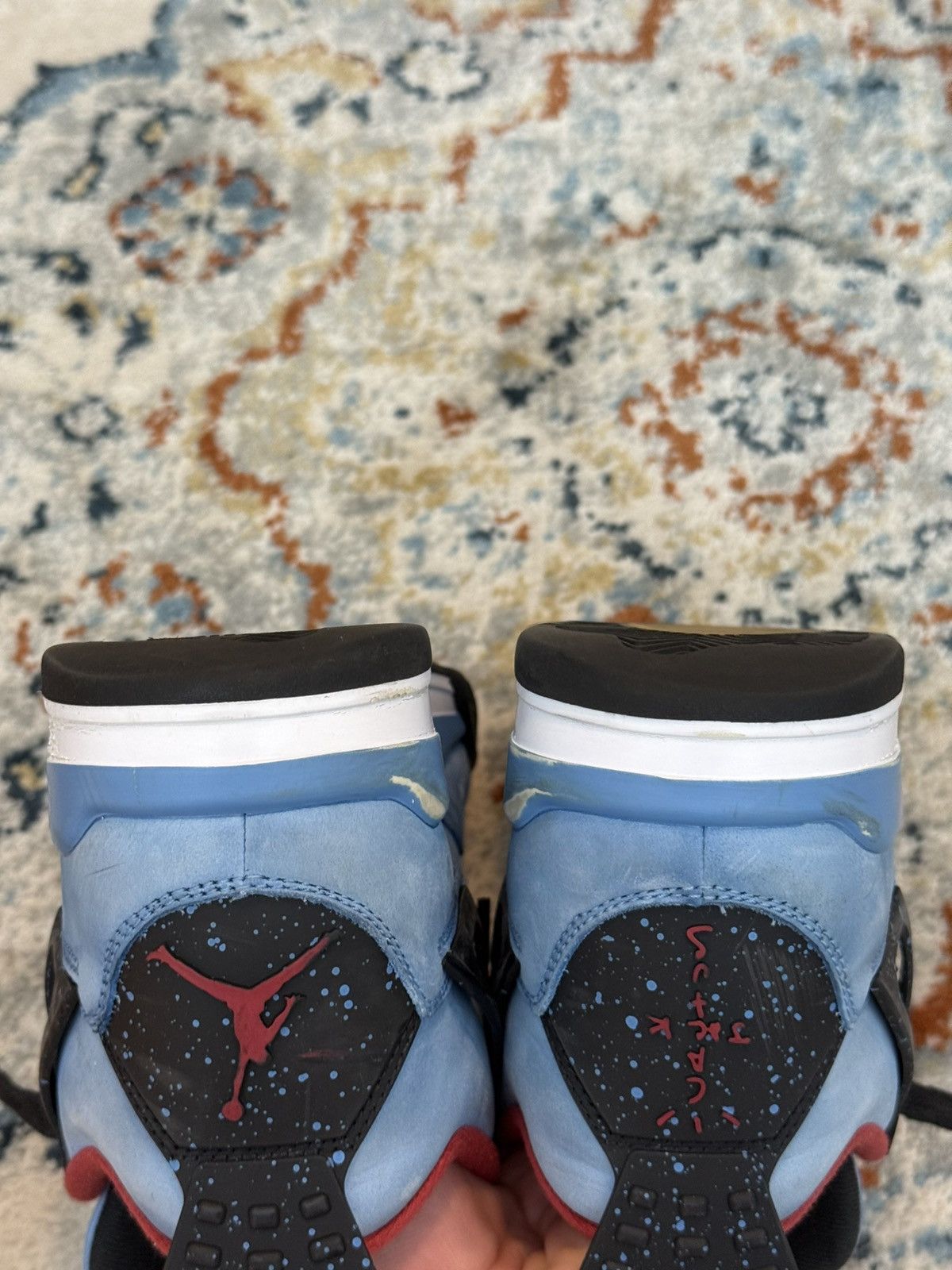 Jordan Brand × Travis Scott Travis Scott x Air Jordan 4 Blue Trainers HiTop high shoes Size US 8 / EU 41 - 13 Thumbnail