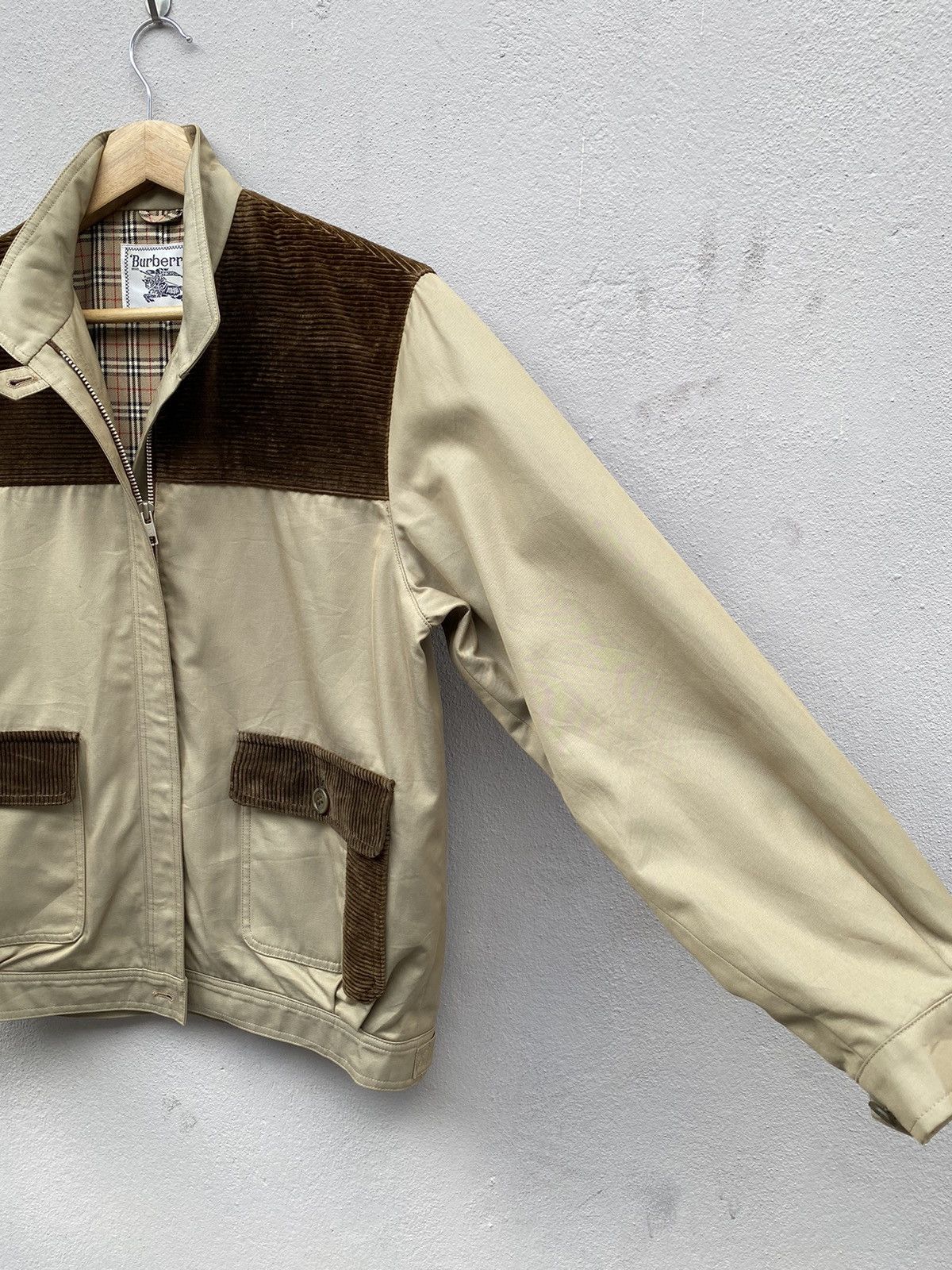 Burberry BURBERRY PRORSUM Padded Corduroy Nova Checkered Rare Jacket Size US M / EU 48-50 / 2 - 4 Thumbnail