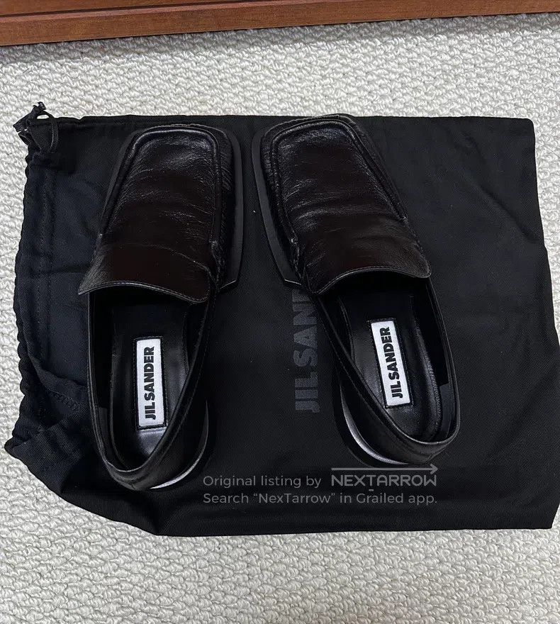 Jil Sander Jil Sander Classic Square Toe Shoes Size US 4.5 / IT 34.5 - 1 Thumbnail