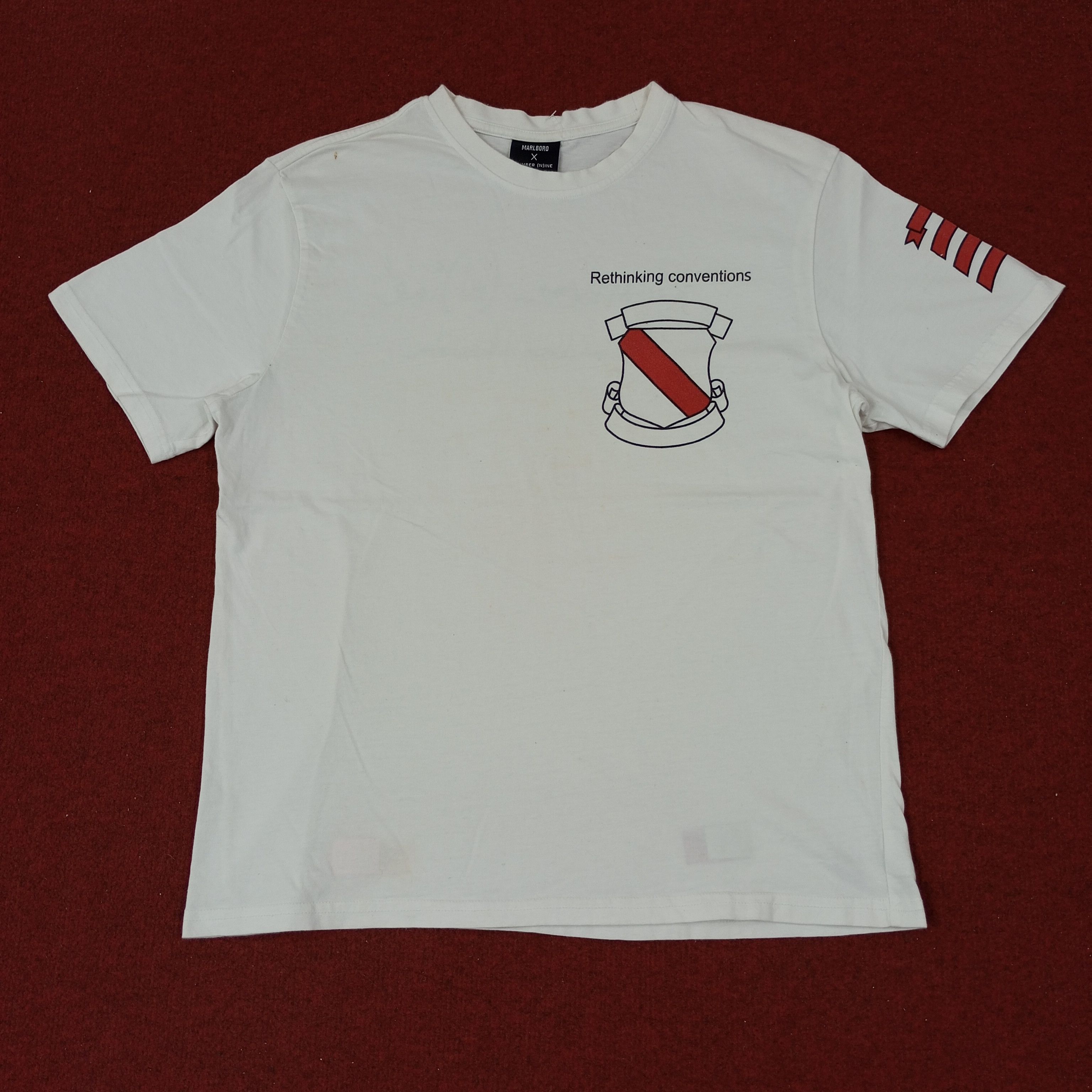 Marlboro Marlboro x Number Nine Japanese Brand Custom Tshirt c219n41 Size US M / EU 48-50 / 2 - 3 Thumbnail