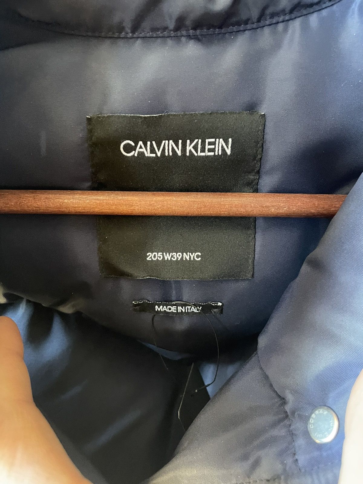 Calvin Klein 205W39NYC × Raf Simons Leather Patched Puffer Vest Sample Size US S / EU 44-46 / 1 - 7 Thumbnail