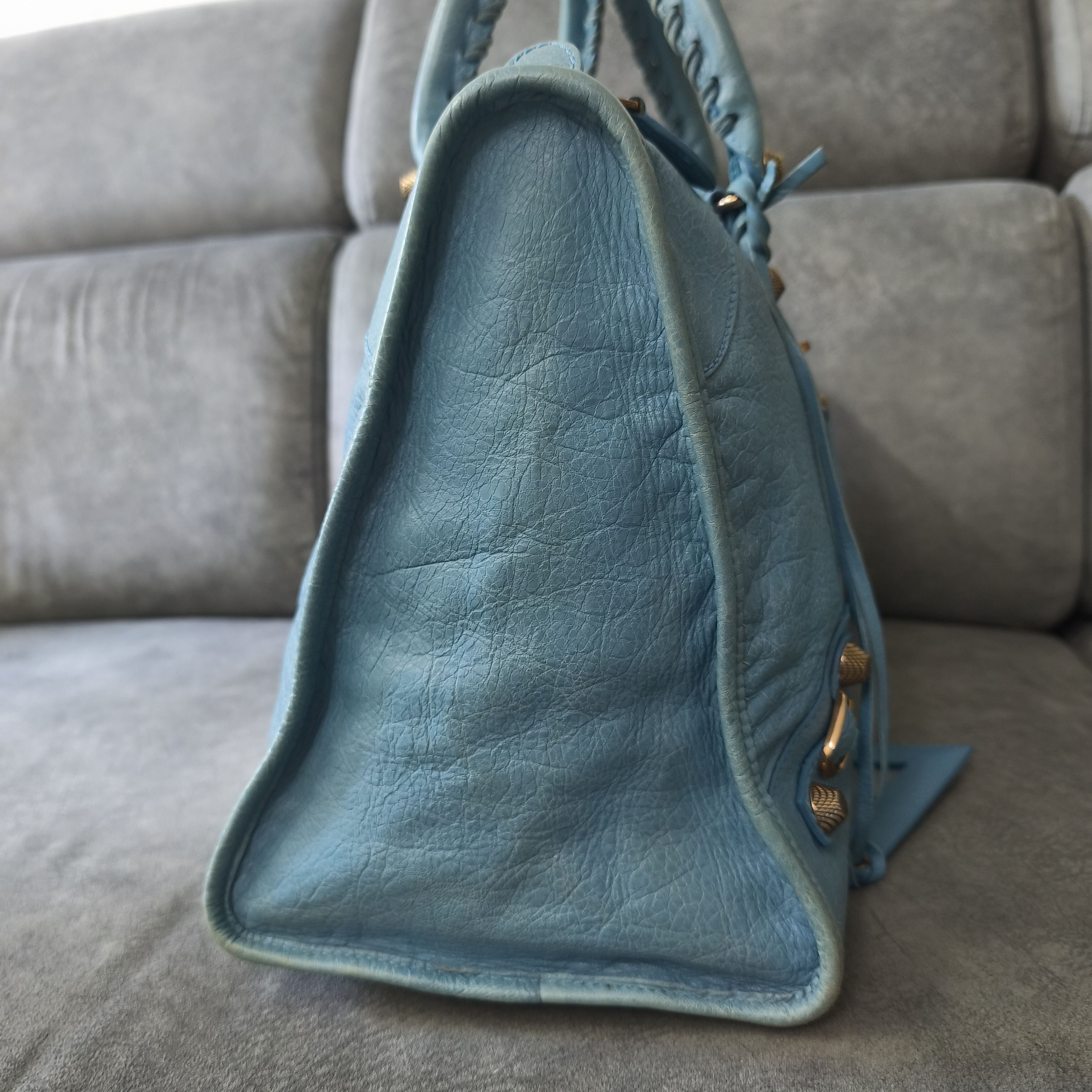 Balenciaga BALENCIAGA 2000s - Work Lambskin Giant Hardware City Bag Size ONE SIZE - 5 Thumbnail