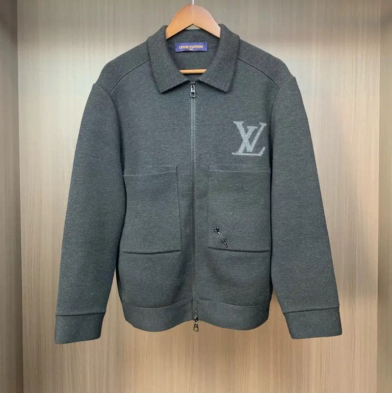 Louis Vuitton Louis Vuitton Men's Black Wool Jacket 0089 Size L / US 10 / IT 46 - 1 Thumbnail