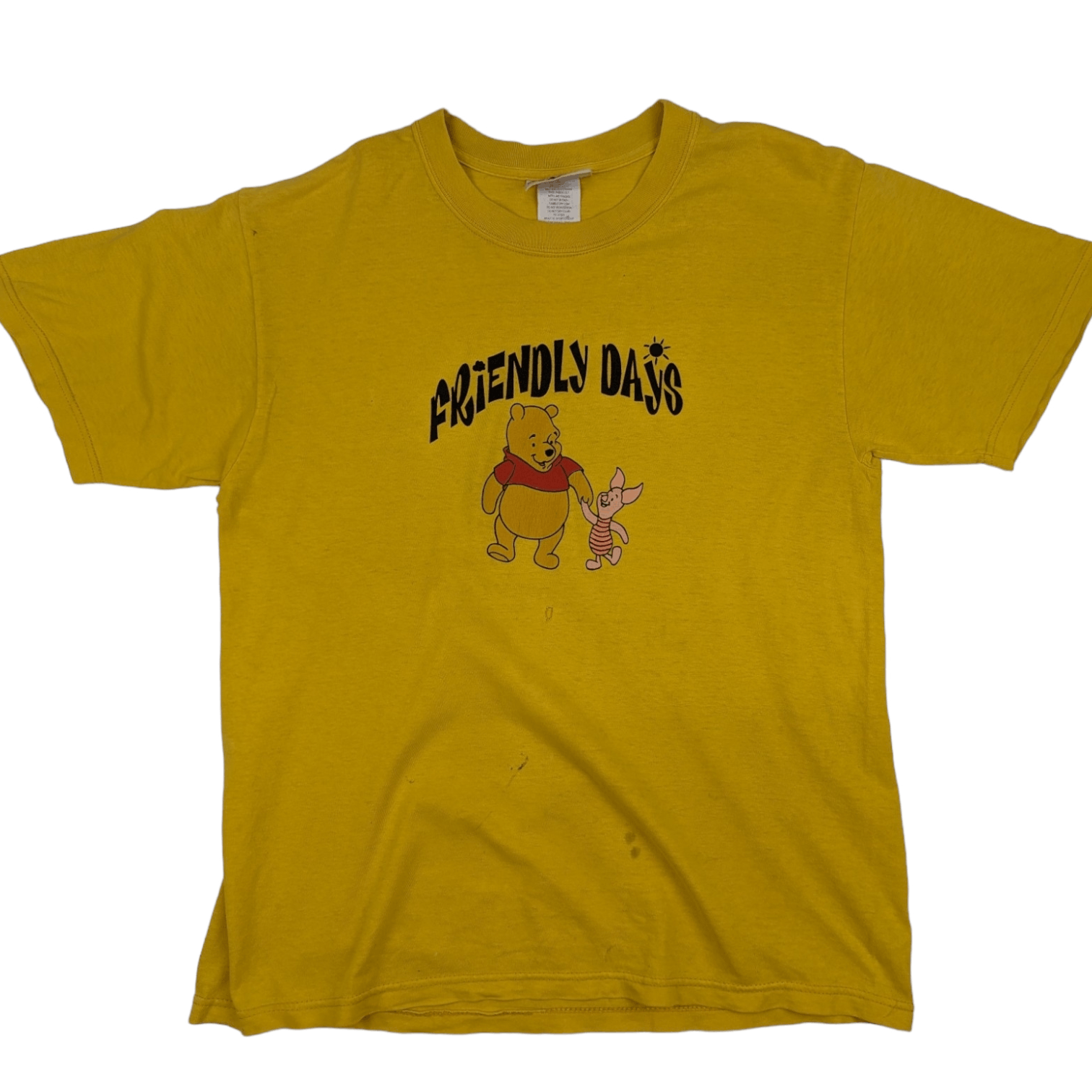 Cartoon Network Vintage 2000's WINNE THE POOH Friendly Days T-Shirt Size US M / EU 48-50 / 2 - 2 Thumbnail